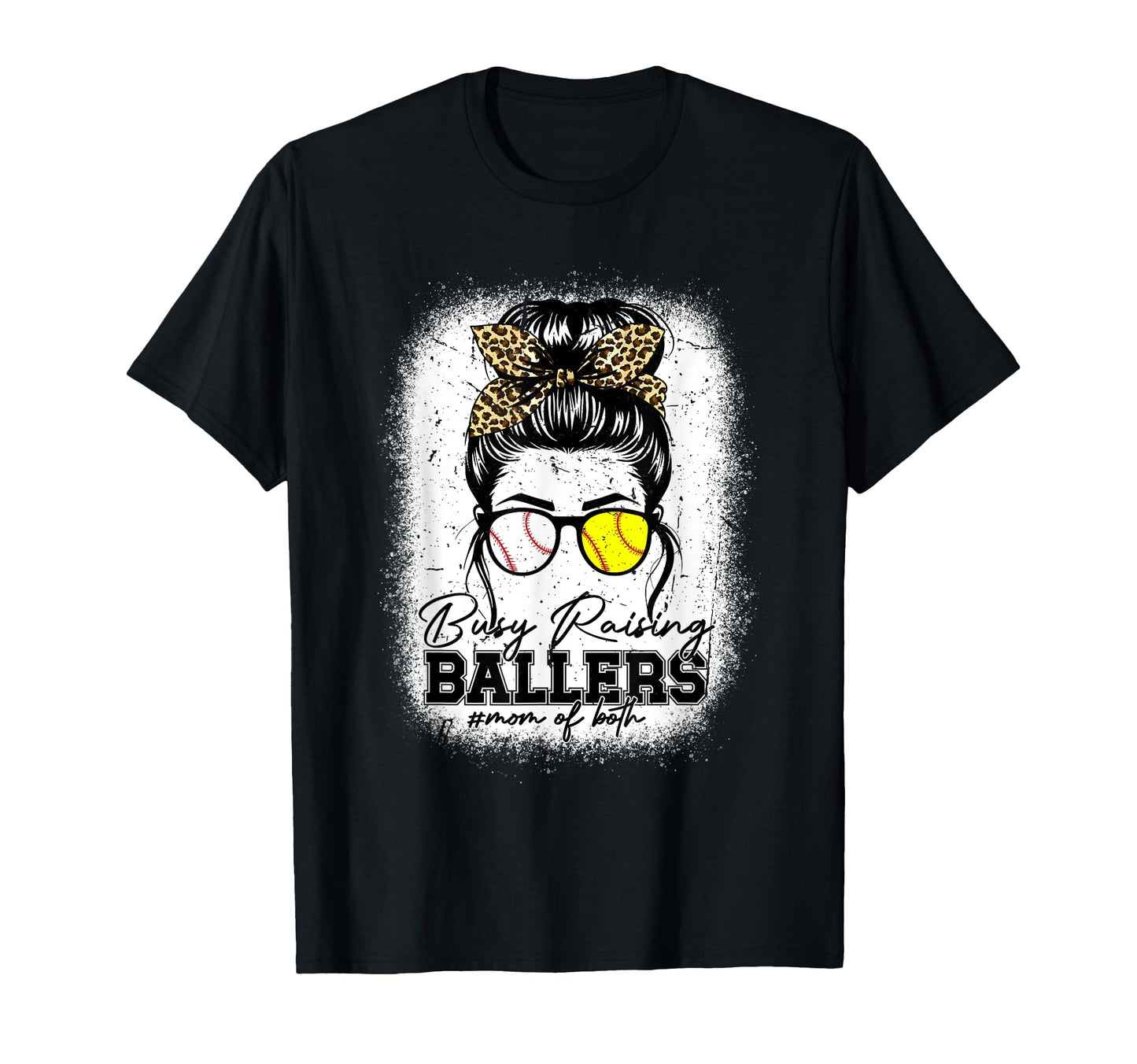 Busy Raising Ballers Baseball Softball T-Shirt - Graphic Print for Adults - T-Shirt, Sweatshirt, Hoodie