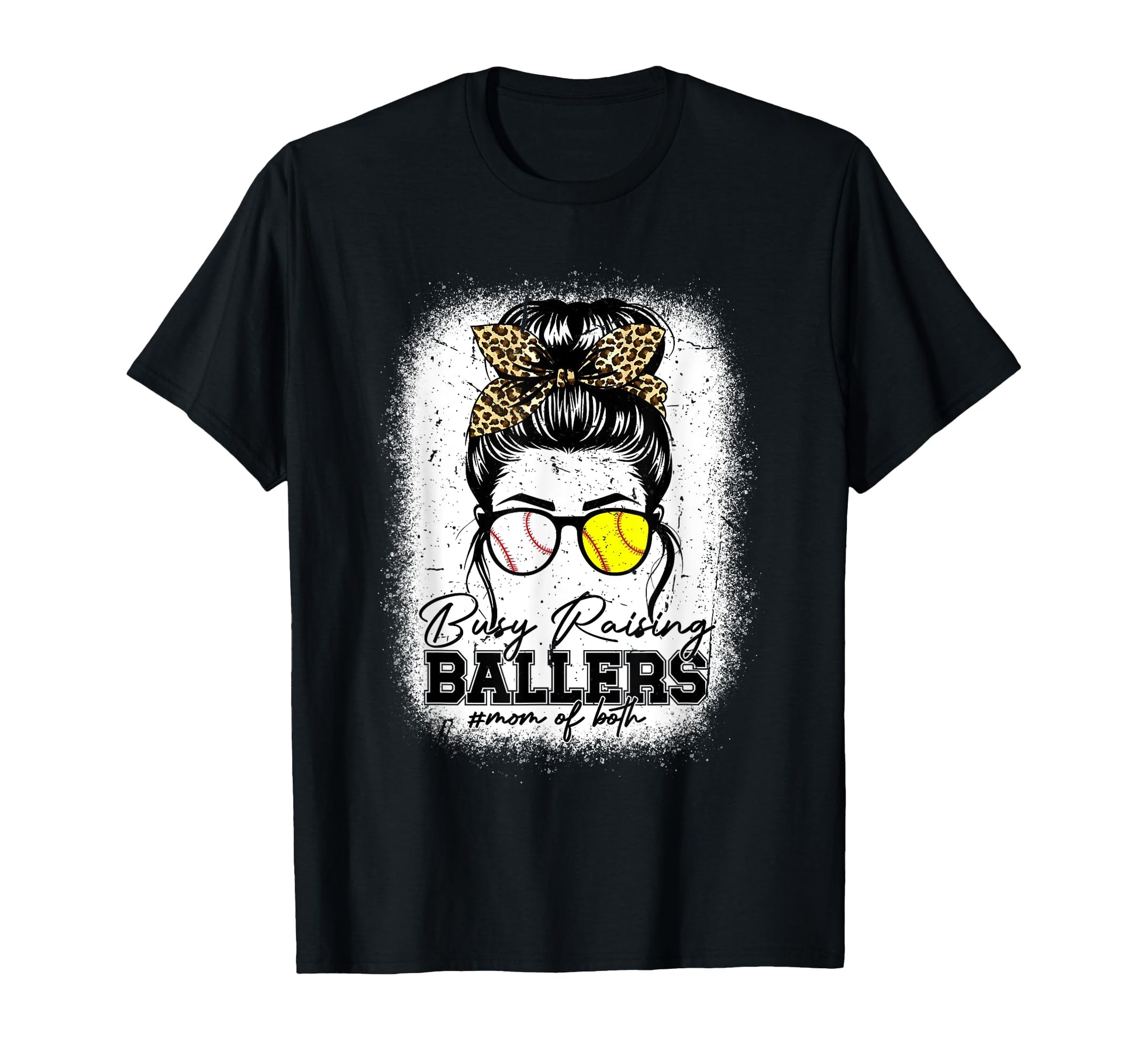 Busy Raising Ballers Baseball Softball T-Shirt - Graphic Print for Adults - T-Shirt, Sweatshirt, Hoodie