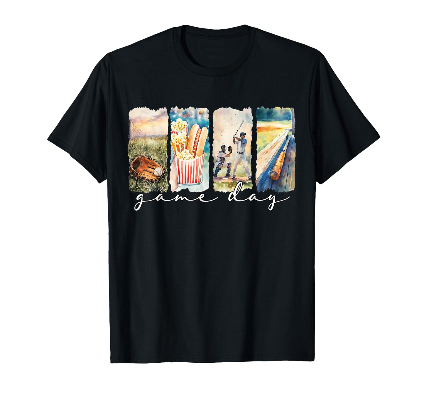Baseball Game Day Coquette Bow Mom T-Shirt - Minimalist Print for Adults - T-Shirt, Sweatshirt, Hoodie