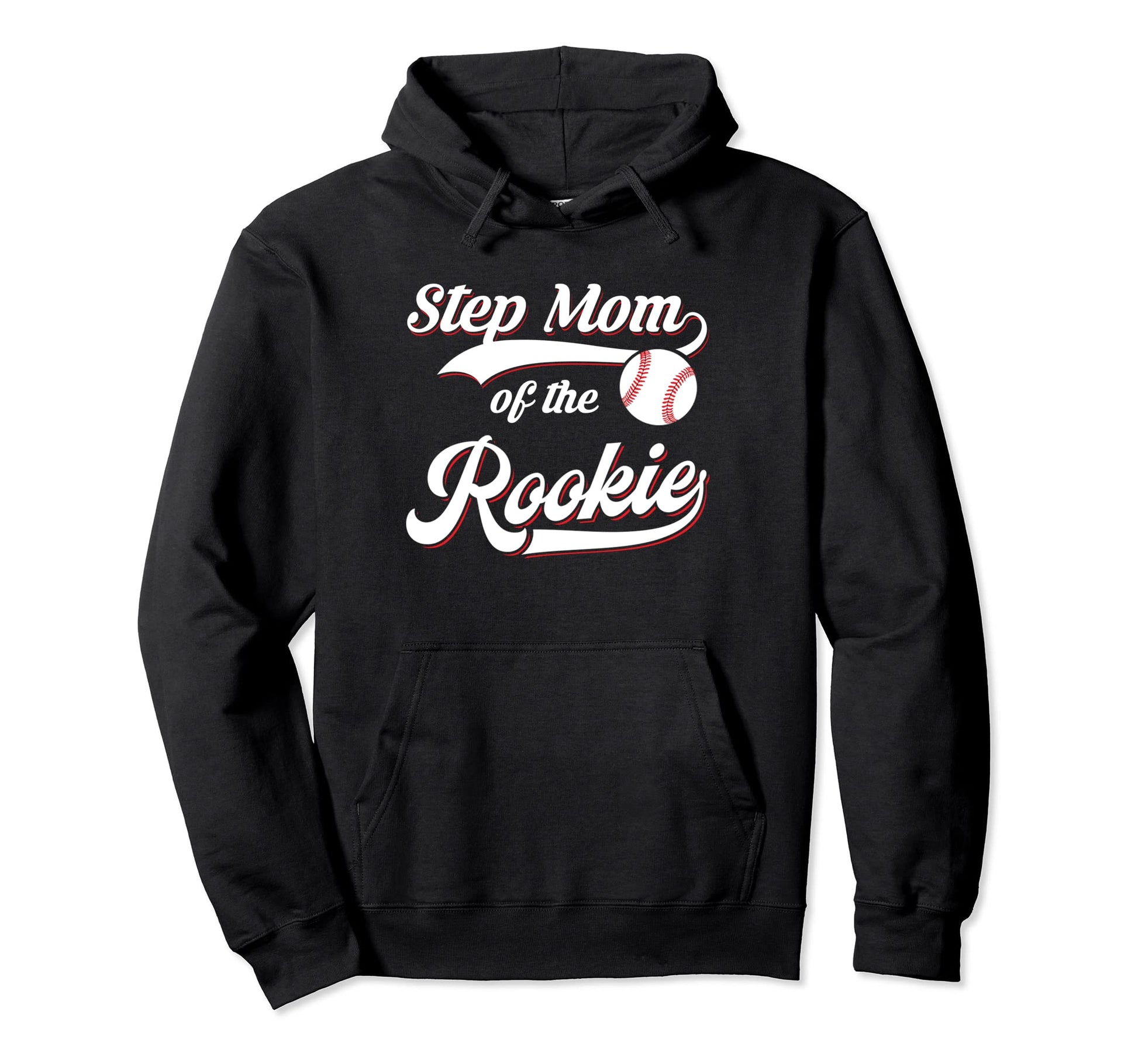 Step Mom Rookie Matching Family Baseball Hoodie - Trendy Graphic Men Women - T-Shirt, Sweatshirt, Hoodie