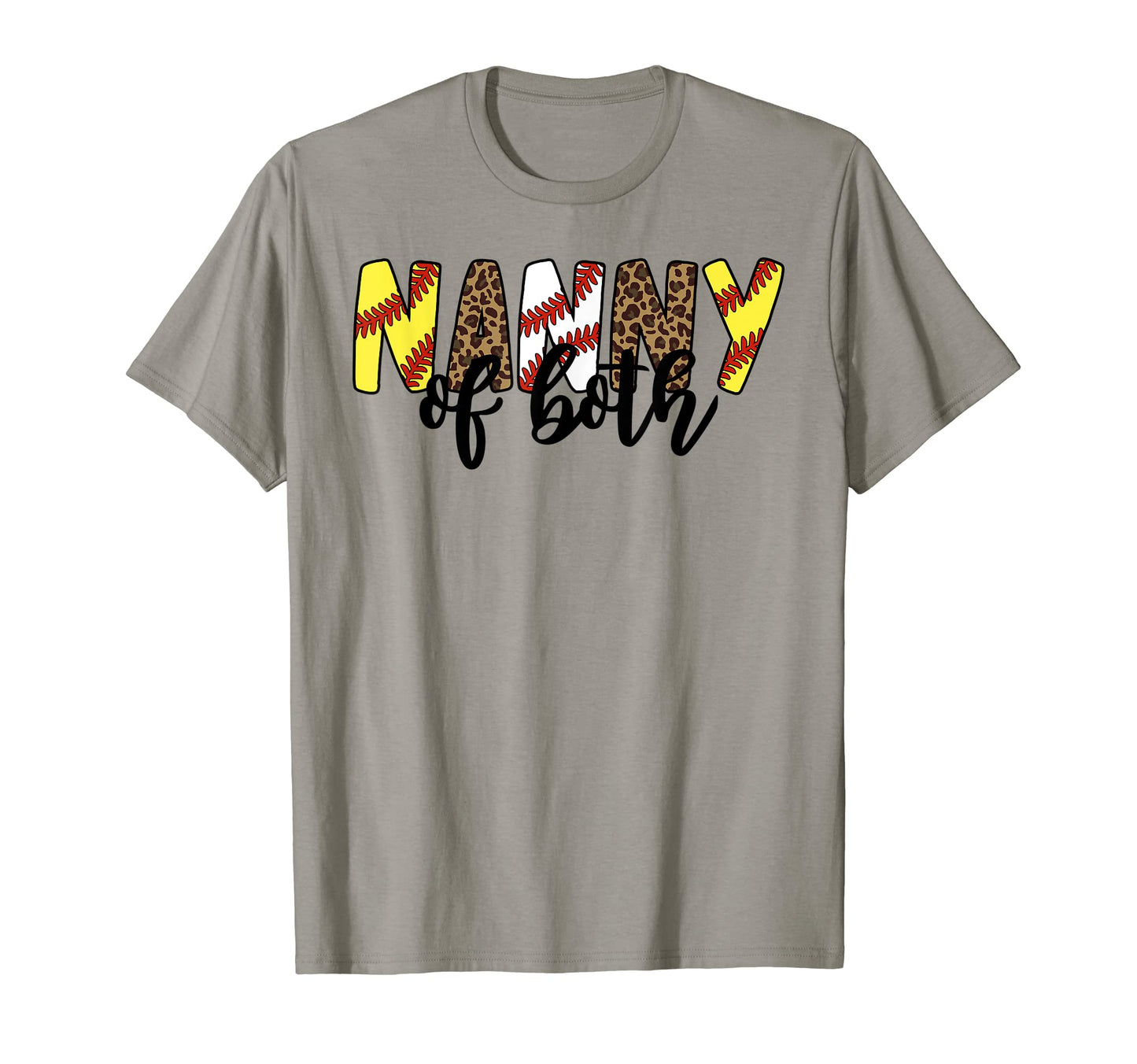 Leopard Nanny Both Baseball Softball T-Shirt - Streetwear Style for Adults - T-Shirt, Sweatshirt, Hoodie