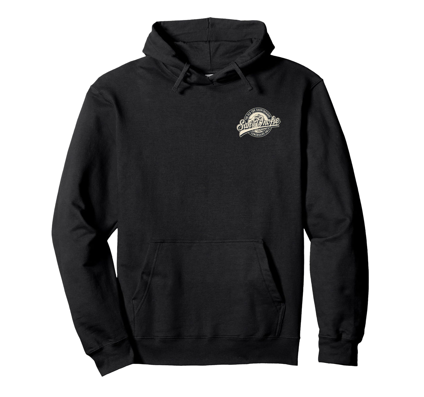 2 Sided San Onofre Longboard Only Hoodie - Aesthetic Graphic Men Women - T-Shirt, Sweatshirt, Hoodie
