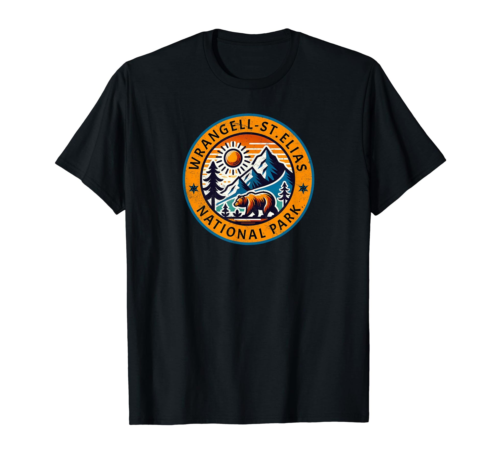 Wrangell St Elias National Park T-Shirt - Fun Novelty Design for Adults - T-Shirt, Sweatshirt, Hoodie