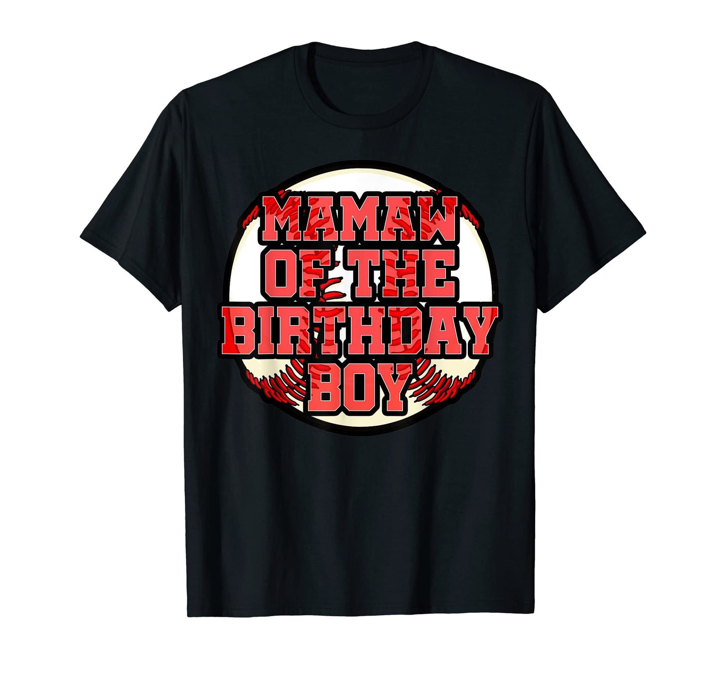 Mamaw Birthday Baseball Bday Party T-Shirt - Aesthetic Graphic for Adults - T-Shirt, Sweatshirt, Hoodie