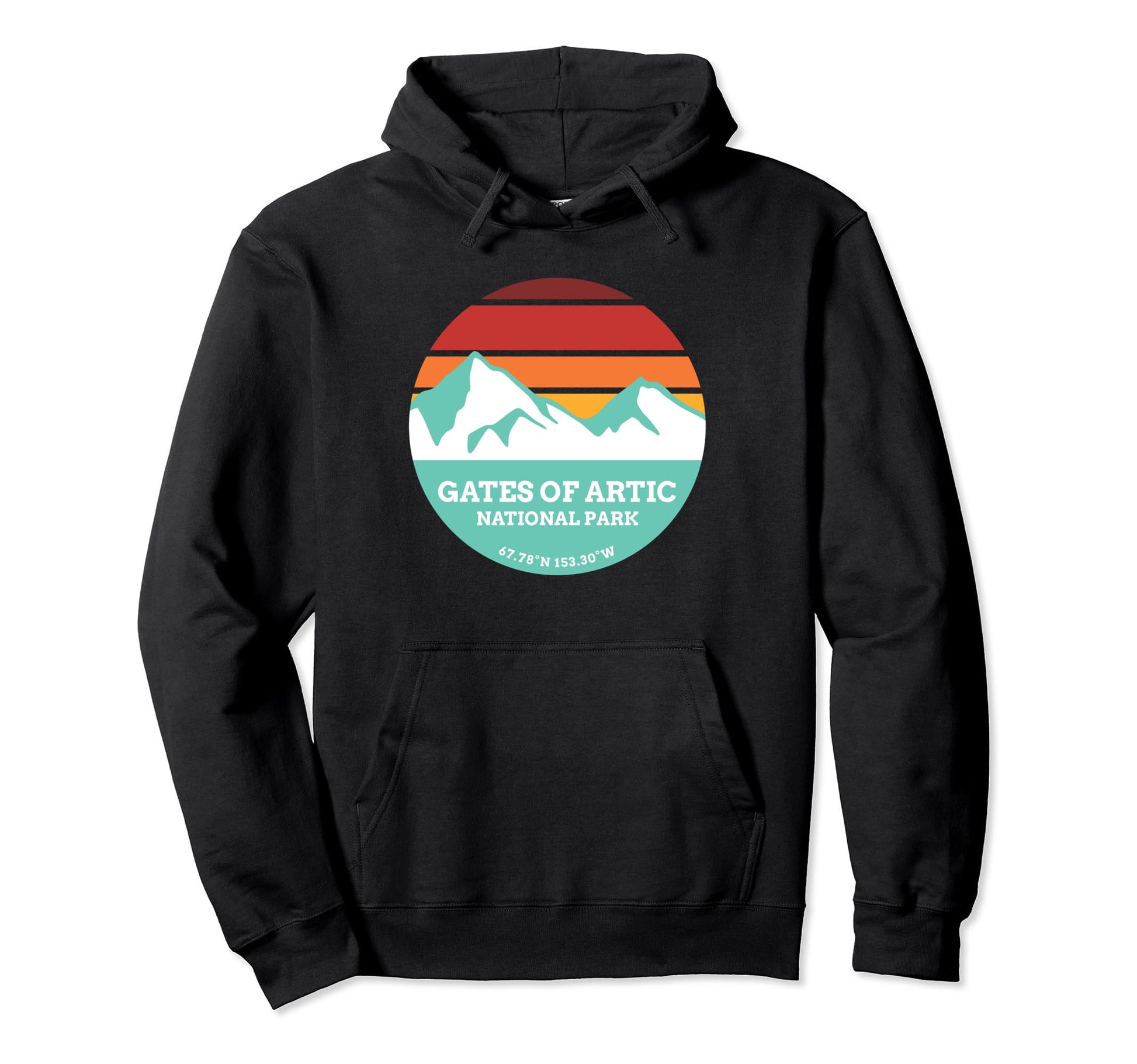 Gates Arctic National Park Mountain Hoodie - Aesthetic Graphic Unisex - T-Shirt, Sweatshirt, Hoodie