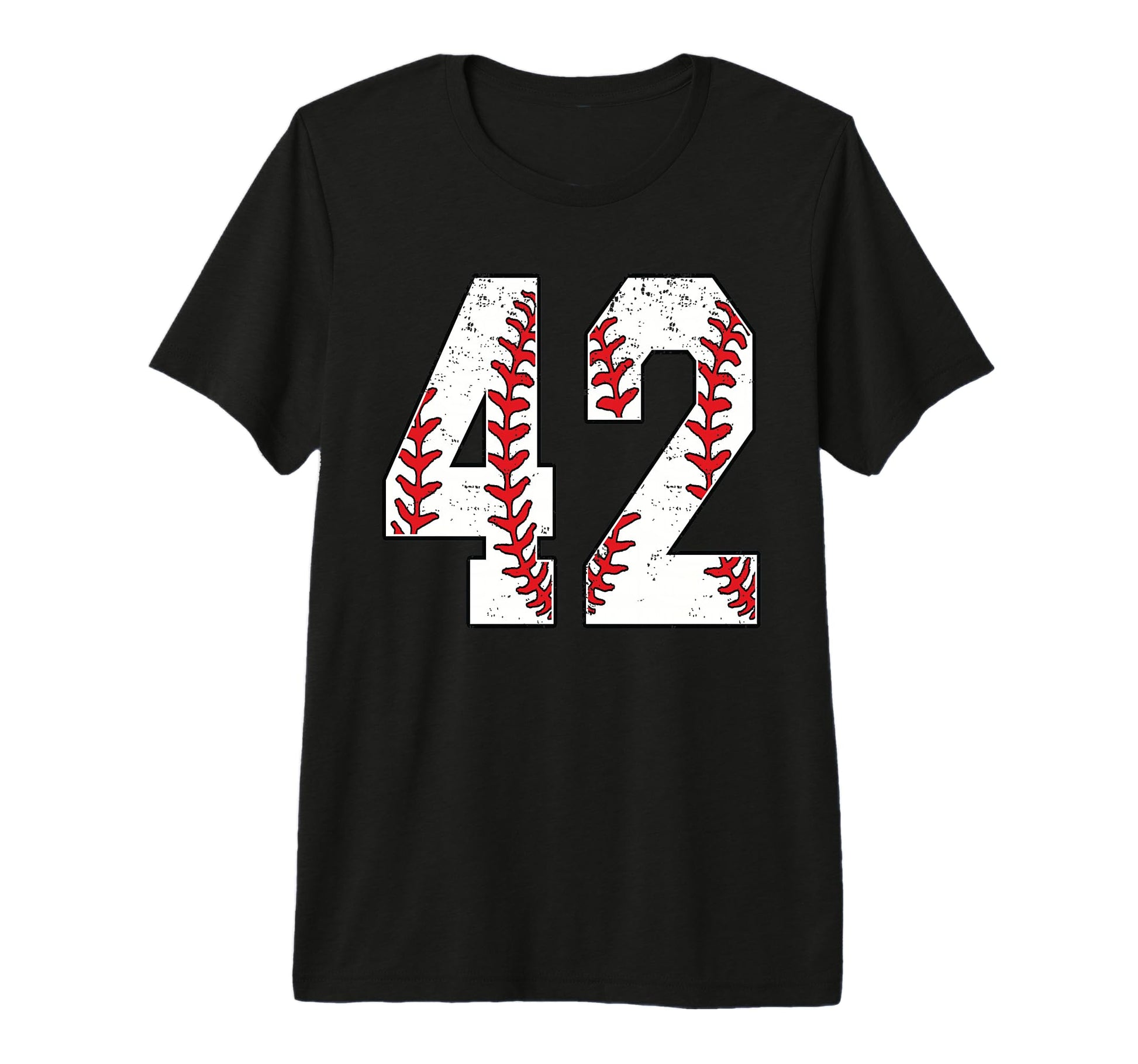 Number 42 Baseball 42 Jersey Number T-Shirt - Custom Art Print Men Women - T-Shirt, Sweatshirt, Hoodie