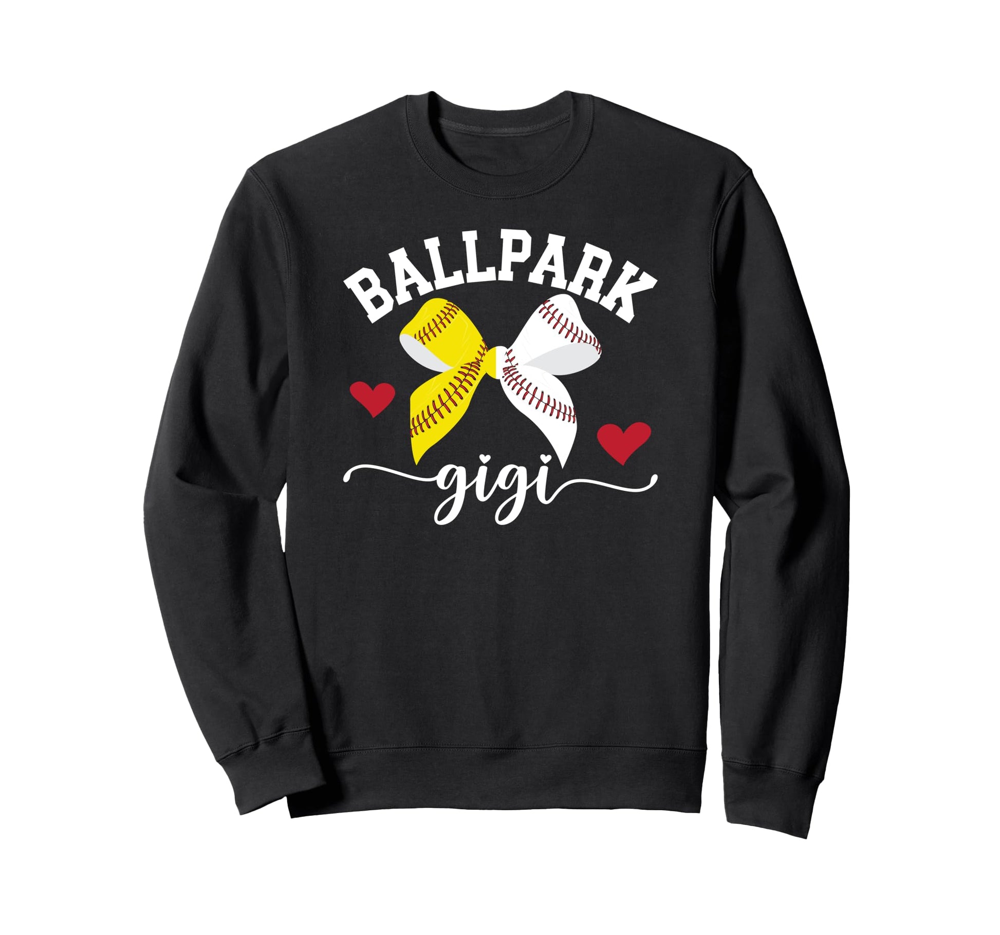 Ballpark Gigi Grandma Softball Sweatshirt - Novelty Apparel for Adults - T-Shirt, Sweatshirt, Hoodie
