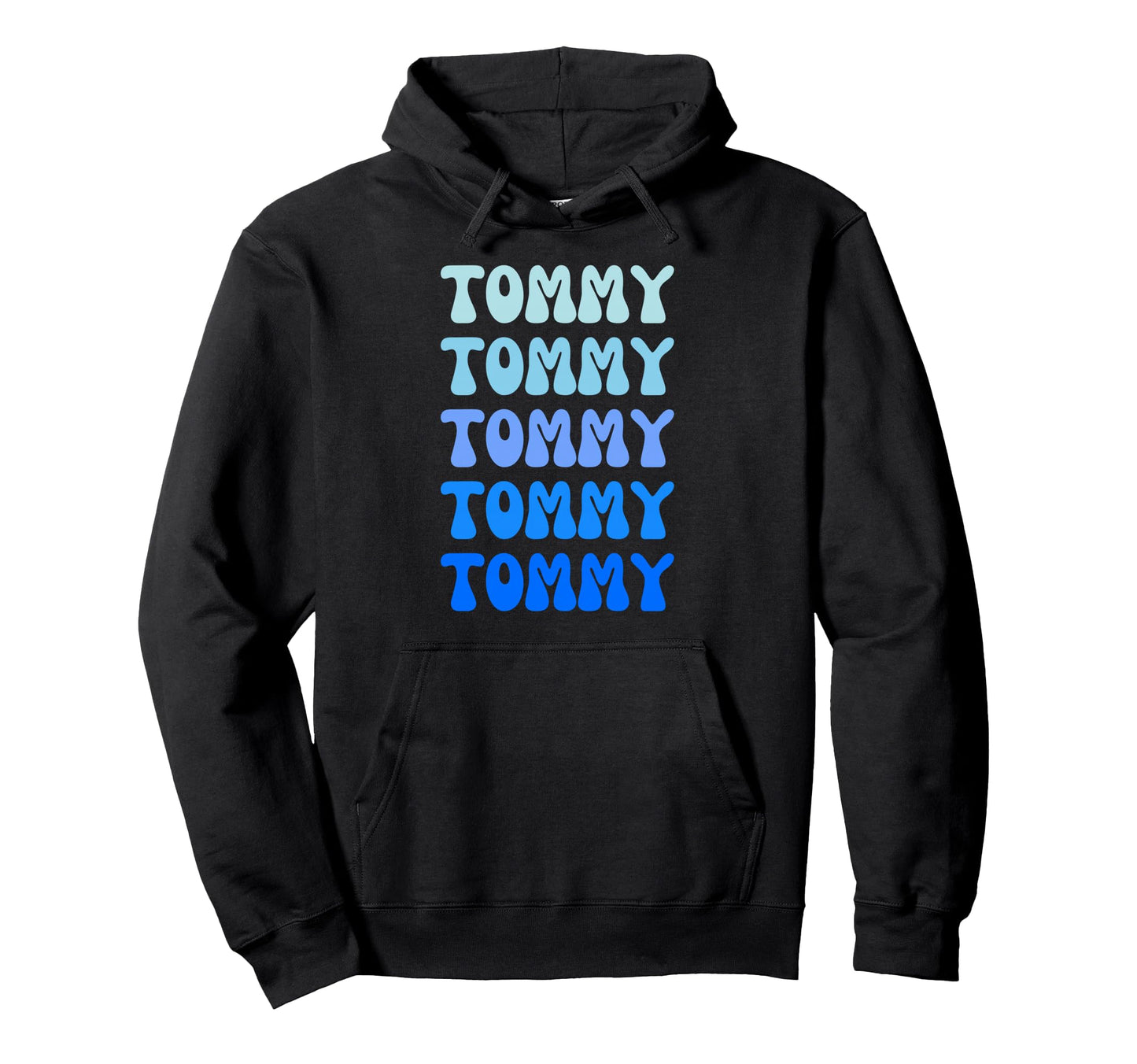 Tommy Name Stack Hoodie - Graphic Print for Adults - T-Shirt, Sweatshirt, Hoodie