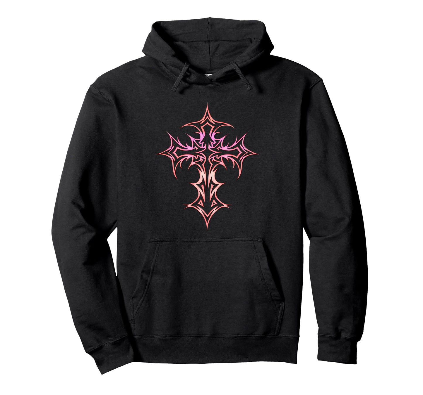 Gothic Cross Y2K Alt Aesthetic Hoodie - Aesthetic Graphic Unisex - T-Shirt, Sweatshirt, Hoodie