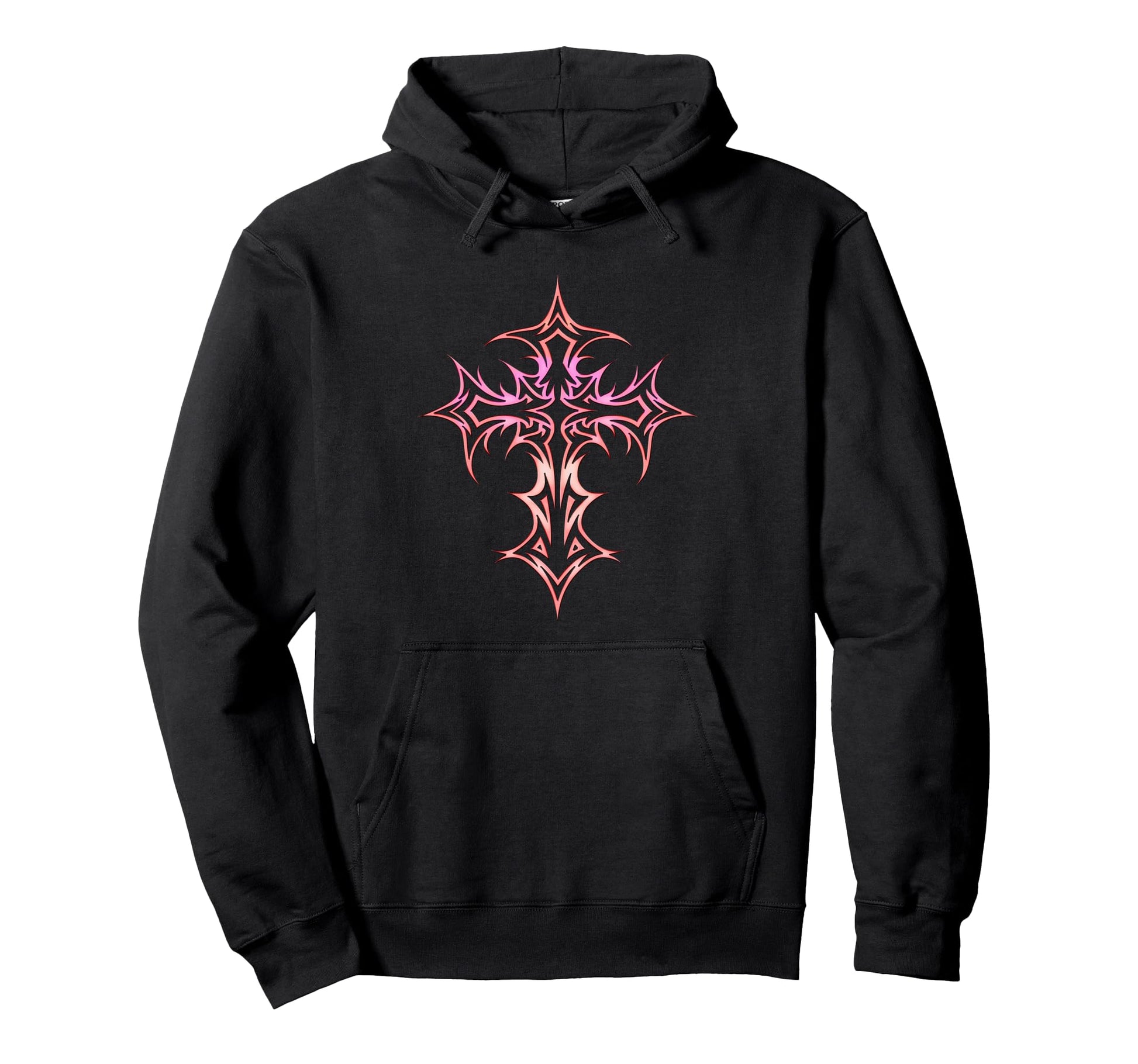 Gothic Cross Y2K Alt Aesthetic Hoodie - Aesthetic Graphic Unisex - T-Shirt, Sweatshirt, Hoodie
