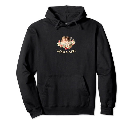 Angel Y2K Aesthetic Cherub Trendy Hoodie - Aesthetic Graphic Men Women - T-Shirt, Sweatshirt, Hoodie