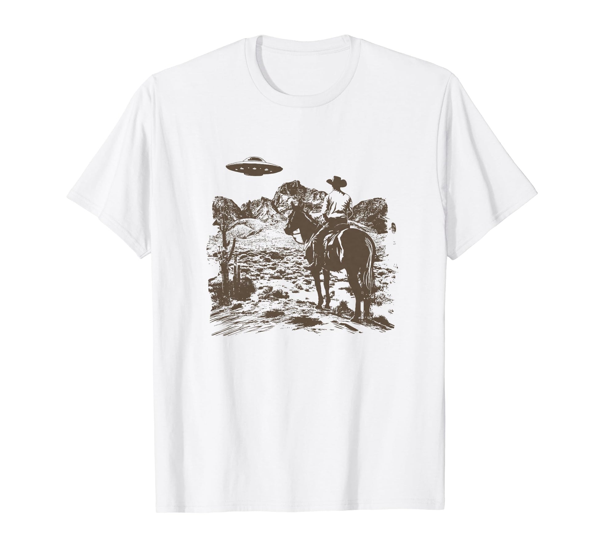 Western Cowboy T-Shirt - Trendy Graphic Unisex - T-Shirt, Sweatshirt, Hoodie
