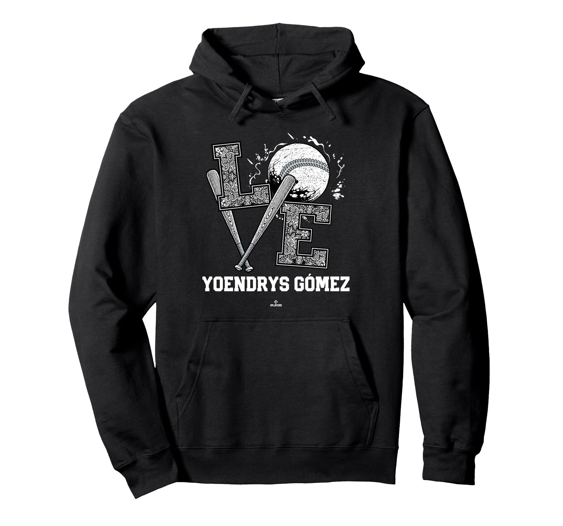 Distressed Baseball Love Yoendrys G Hoodie - Custom Art Print Men Women - T-Shirt, Sweatshirt, Hoodie