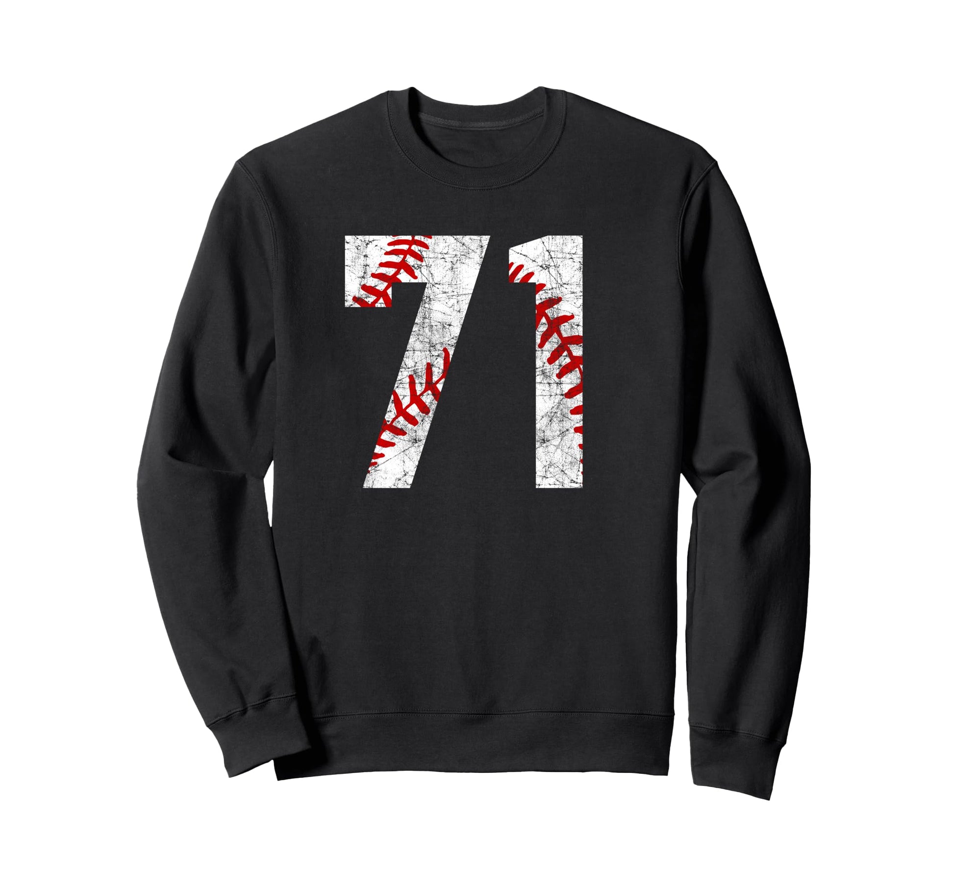Baseball Mom 71 Jersey Baseball Player Sweatshirt - Unique Graphic Unisex - T-Shirt, Sweatshirt, Hoodie