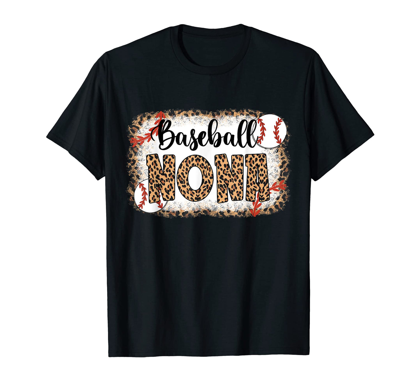 Baseball Nona Leopard Baseball T-Shirt - Minimalist Print for Adults - T-Shirt, Sweatshirt, Hoodie