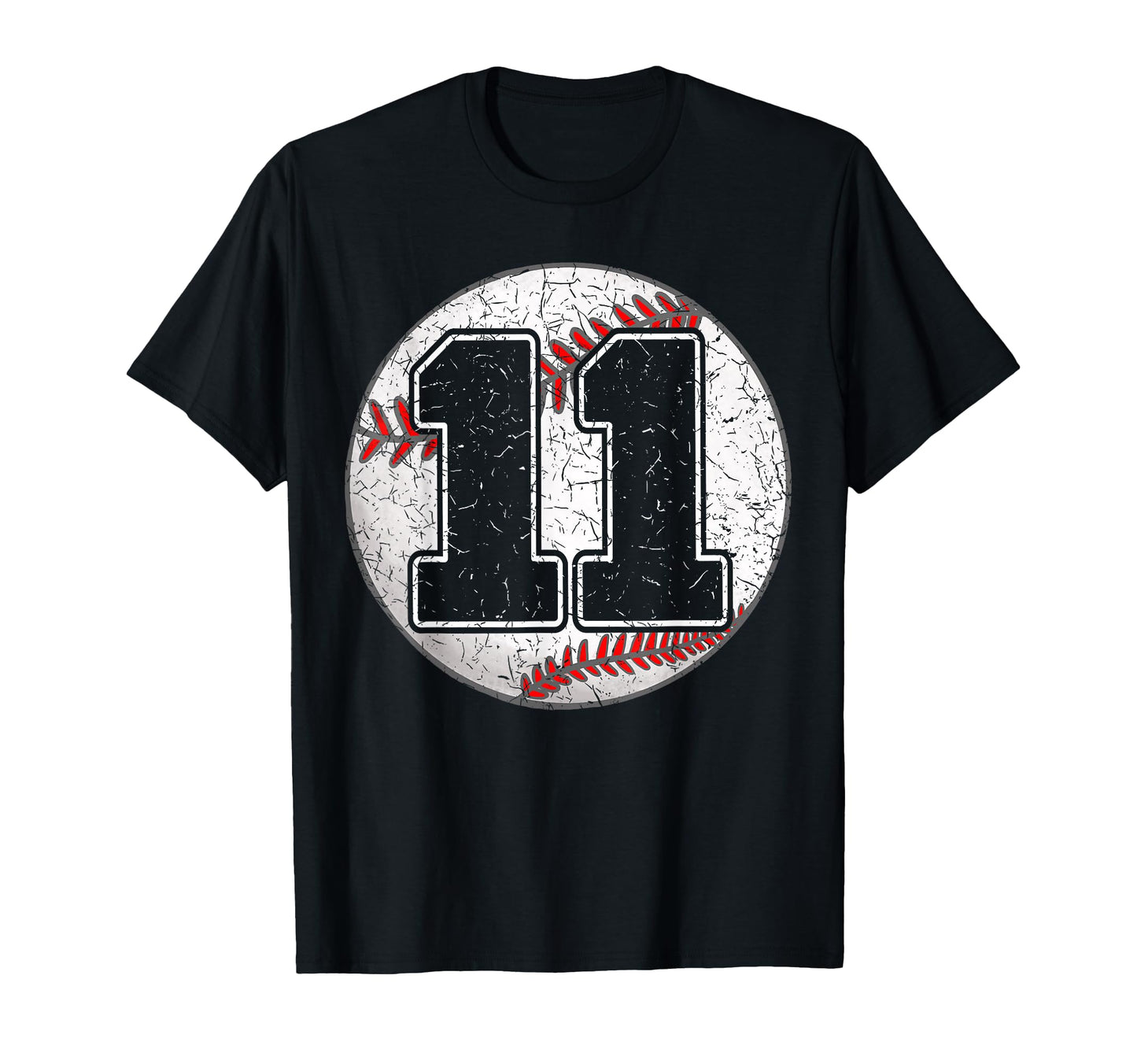 Birthday 11 Baseball 11Th Birthday T-Shirt - Aesthetic Graphic Unisex - T-Shirt, Sweatshirt, Hoodie
