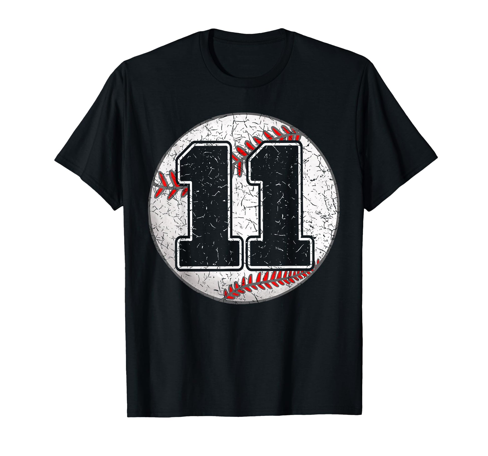 Birthday 11 Baseball 11Th Birthday T-Shirt - Aesthetic Graphic Unisex - T-Shirt, Sweatshirt, Hoodie