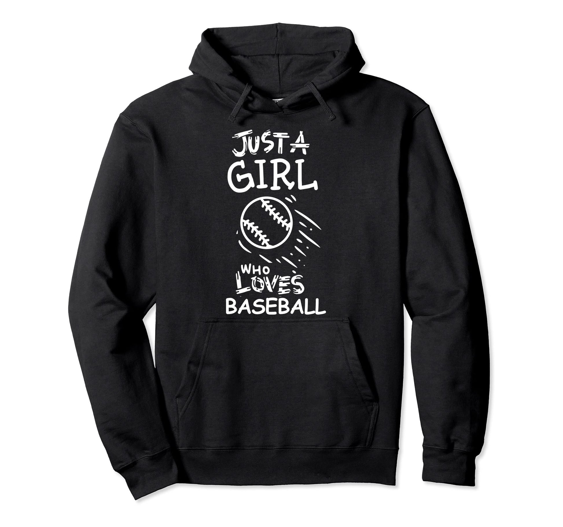 Just Who Loves Baseball Hoodie - Novelty Apparel Men Women - T-Shirt, Sweatshirt, Hoodie