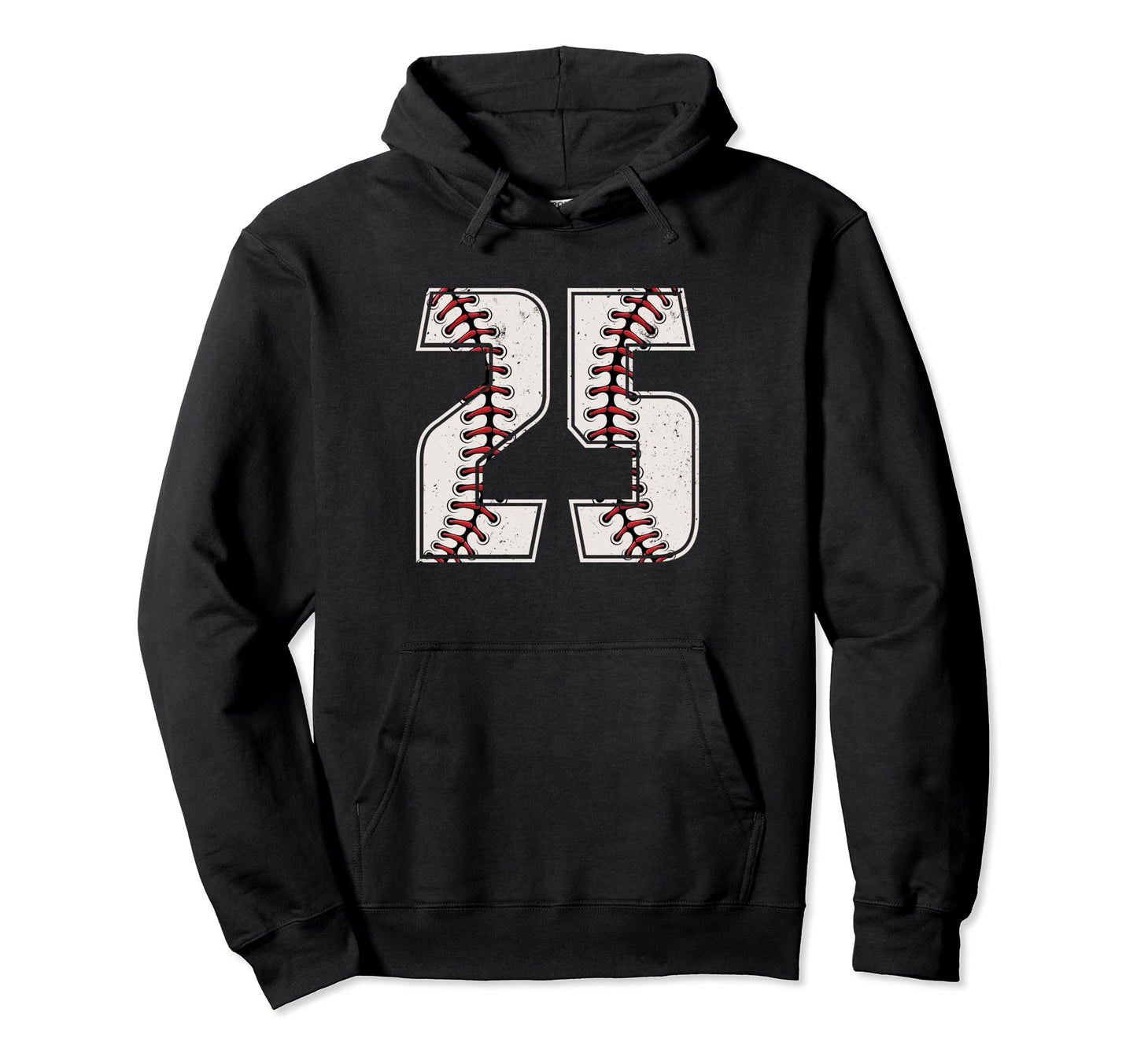Baseball Player Number 25 Twenty Five Hoodie - Unique Graphic Men Women - T-Shirt, Sweatshirt, Hoodie