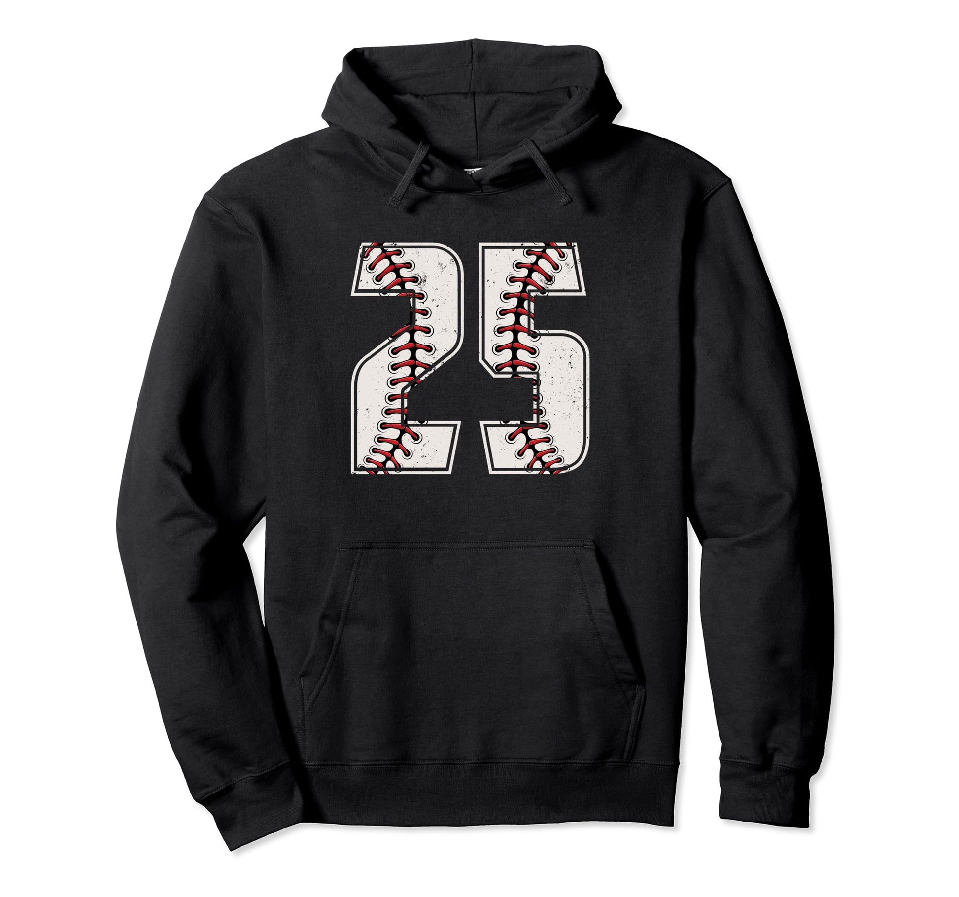 Baseball Player Number 25 Twenty Five Hoodie - Unique Graphic Men Women - T-Shirt, Sweatshirt, Hoodie