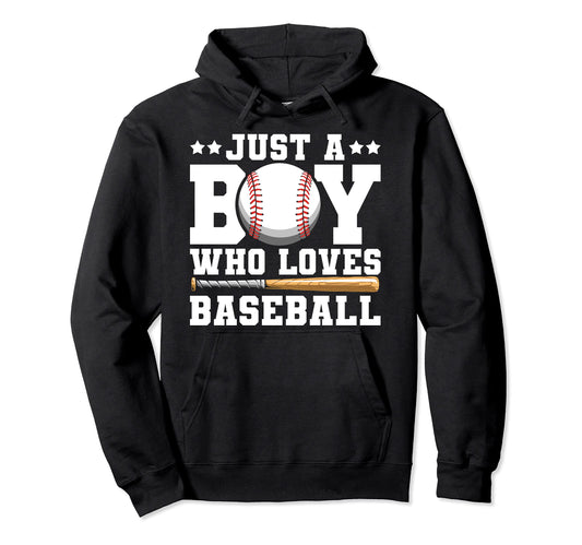 American Sport Just Who Loves Baseball Hoodie - Unique Graphic Men Women - T-Shirt, Sweatshirt, Hoodie