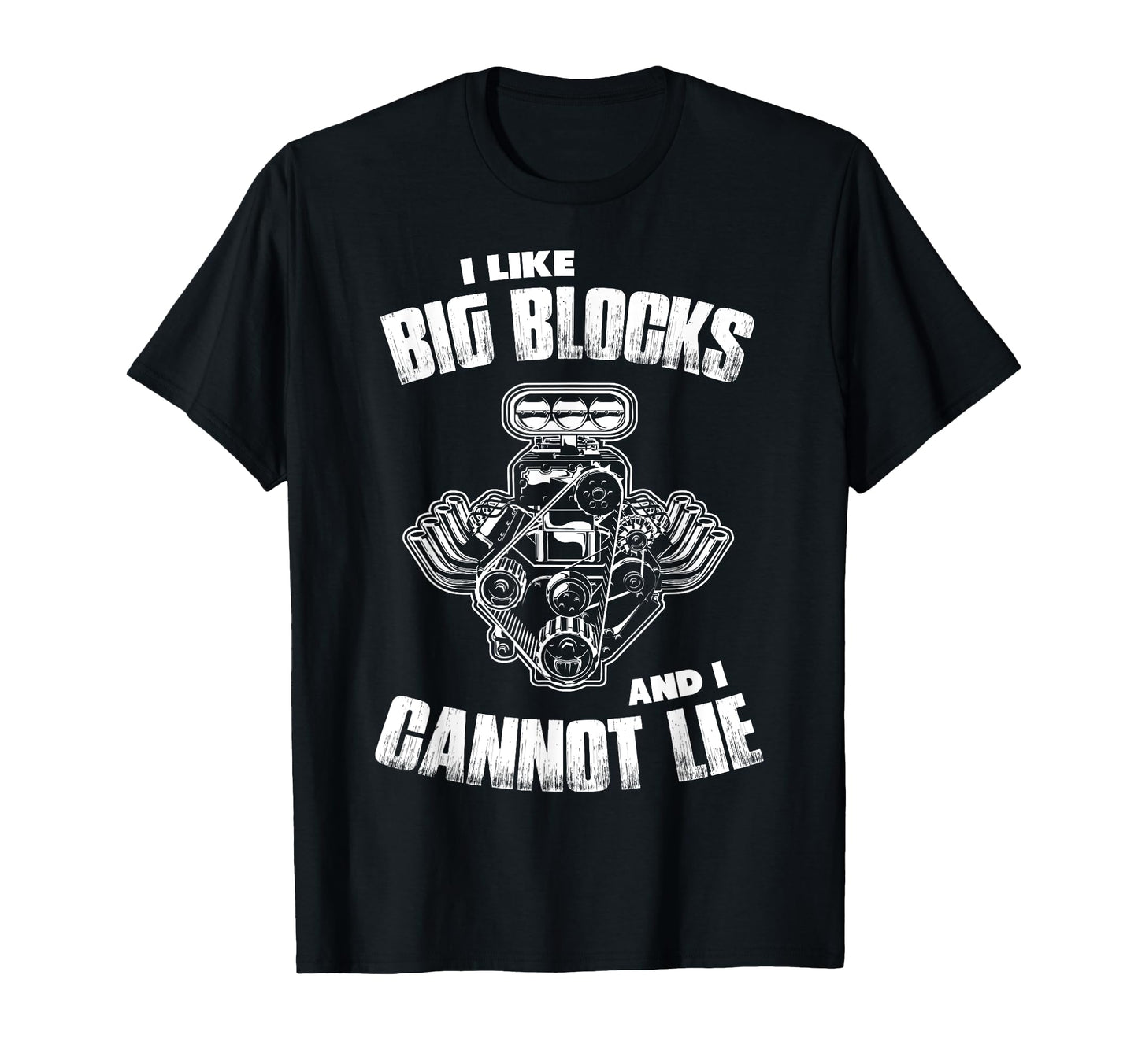 Funny Car Guy I Like Big Blocks T-Shirt - Casual Everyday Wear for Adults - T-Shirt, Sweatshirt, Hoodie