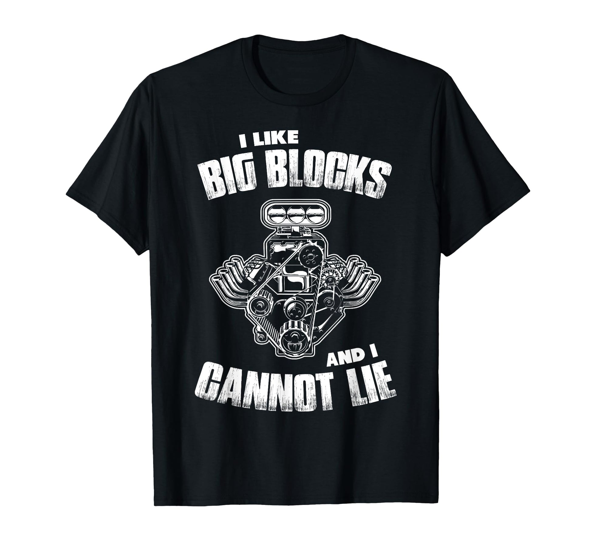 Funny Car Guy I Like Big Blocks T-Shirt - Casual Everyday Wear for Adults - T-Shirt, Sweatshirt, Hoodie