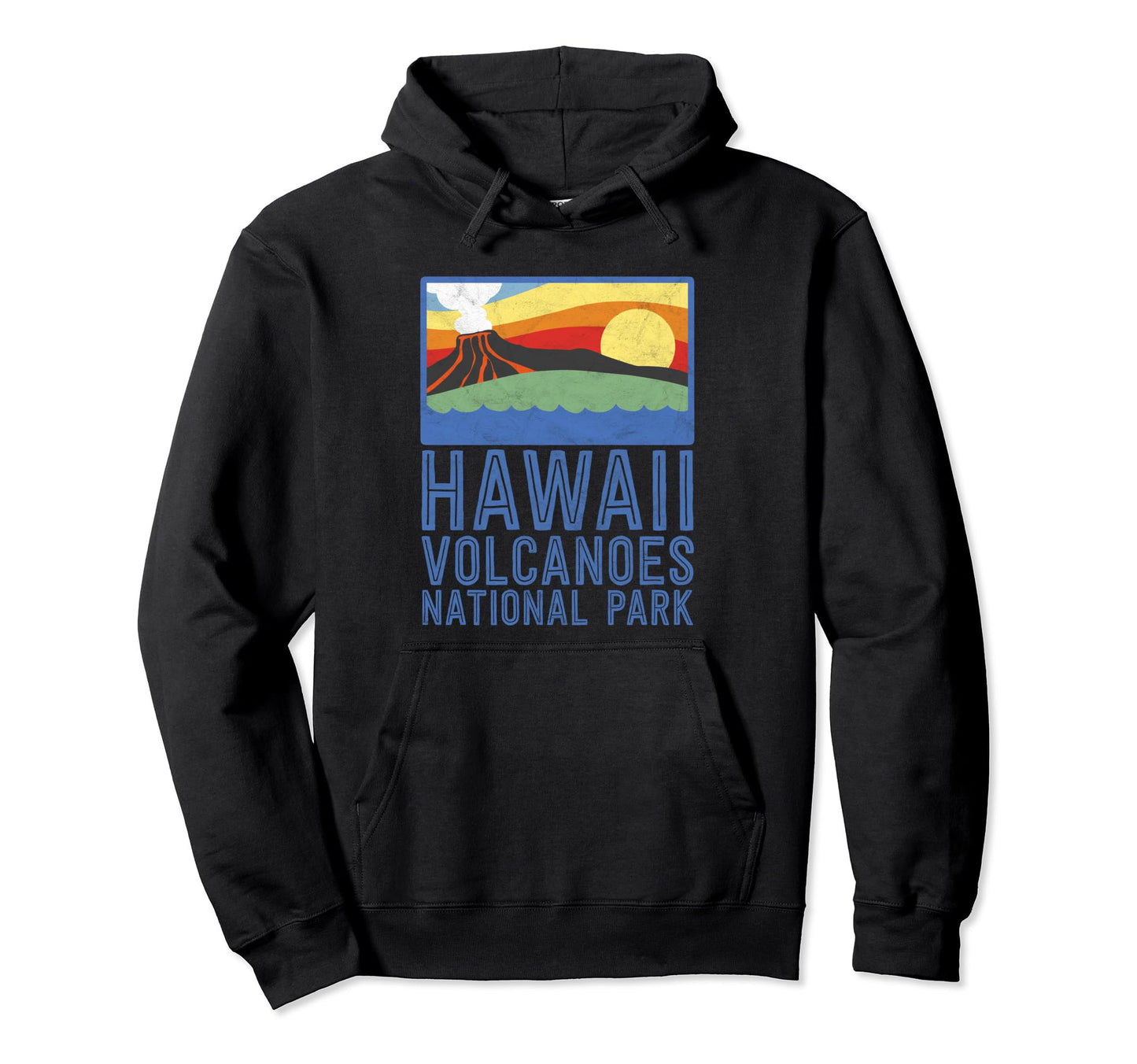 Hawaii Volcanoes National Park Hoodie - Minimalist Print Men Women - T-Shirt, Sweatshirt, Hoodie