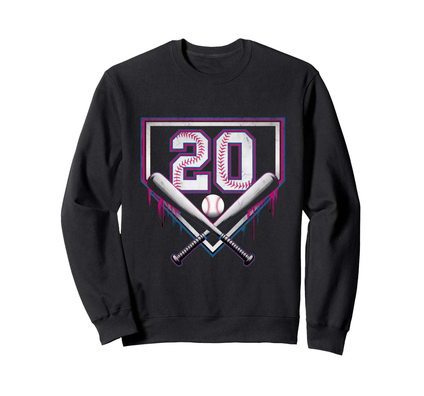 Sprinkle 20Th Birthday Baseball Sweatshirt - Streetwear Style for Adults - T-Shirt, Sweatshirt, Hoodie