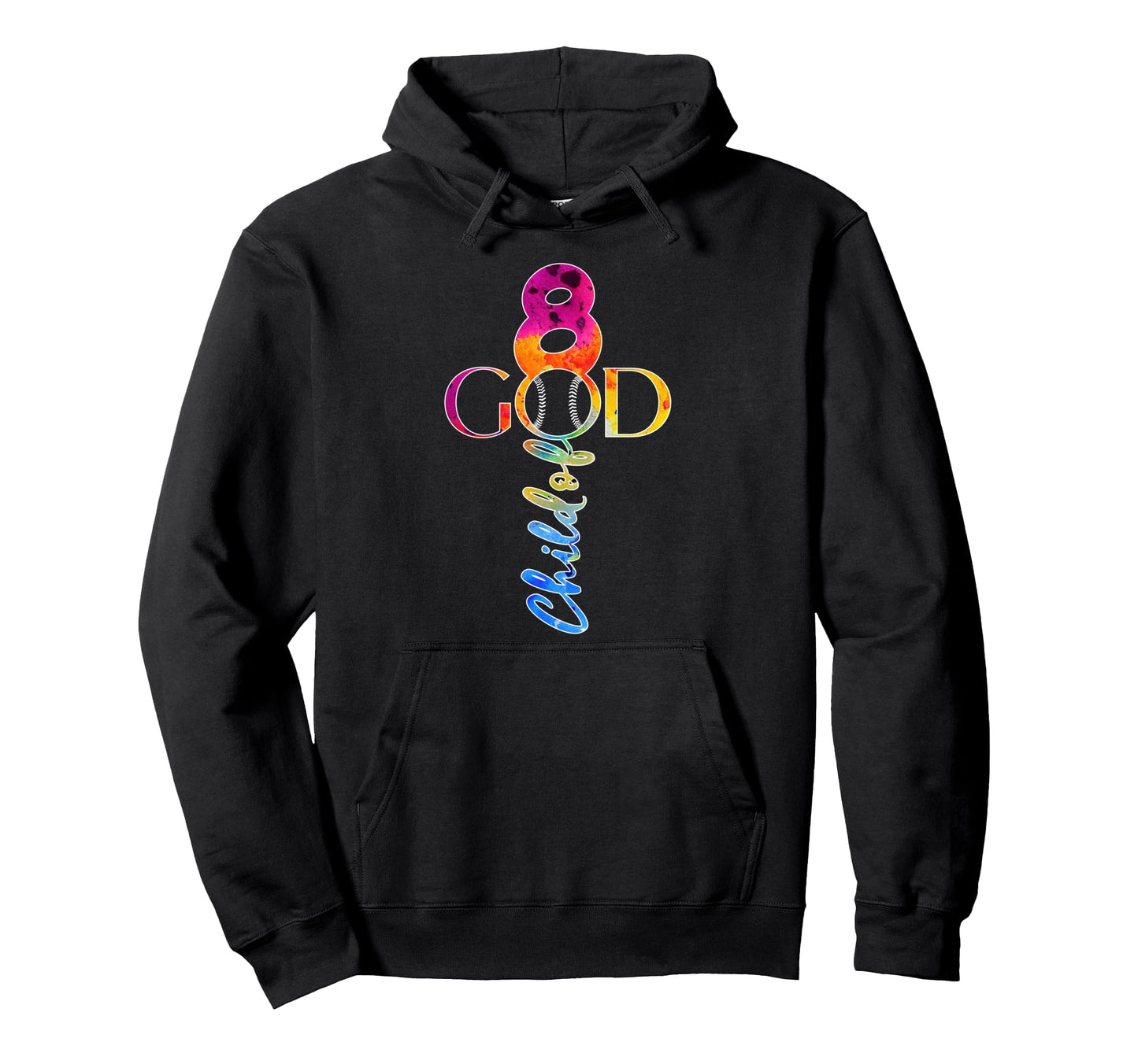 Jesus 8 Years Child God Baseball 8Th Hoodie - Graphic Print for Adults - T-Shirt, Sweatshirt, Hoodie