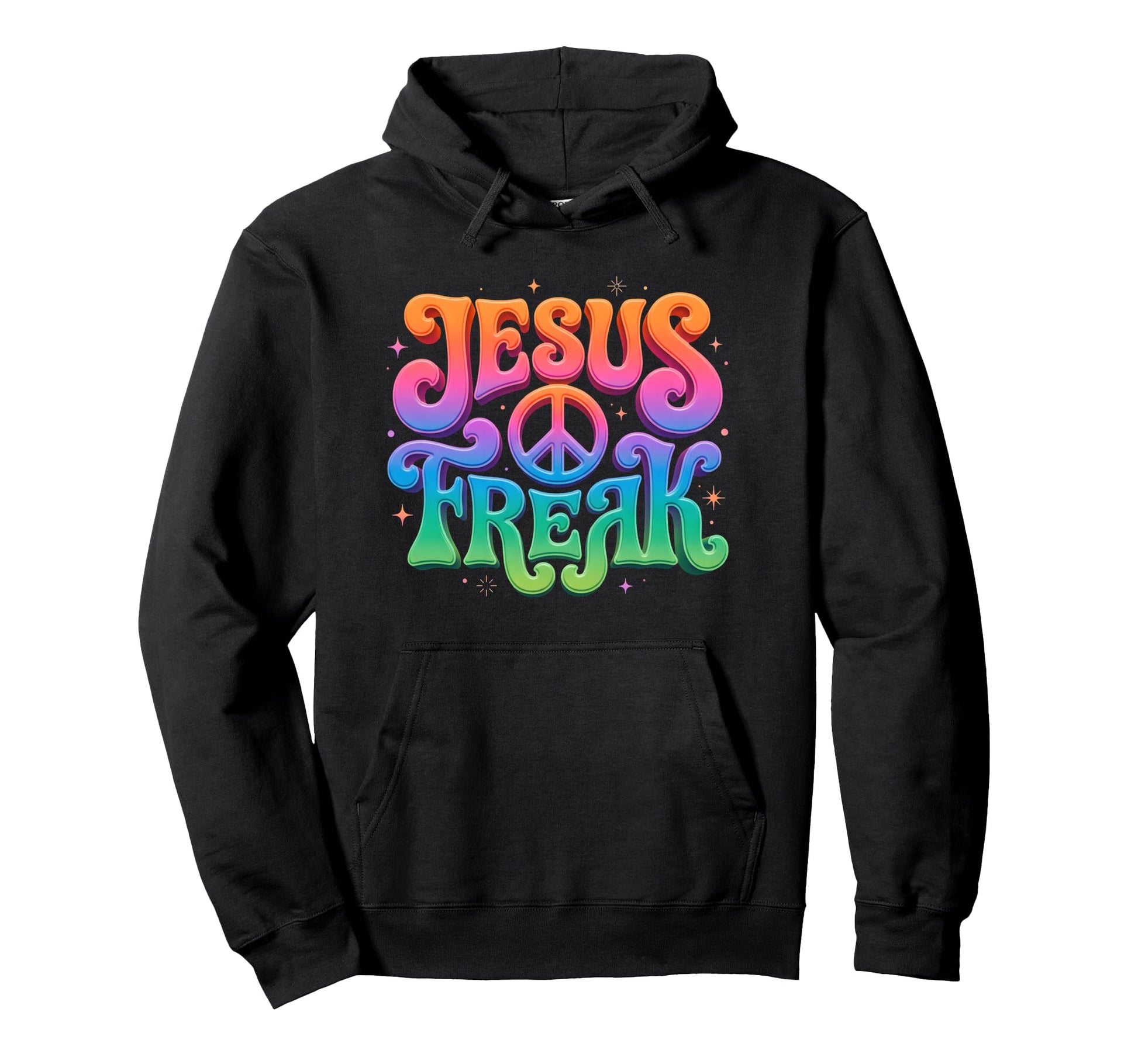 Faith Message Peace Symbol Typography Hoodie - Trendy Graphic Men Women - T-Shirt, Sweatshirt, Hoodie