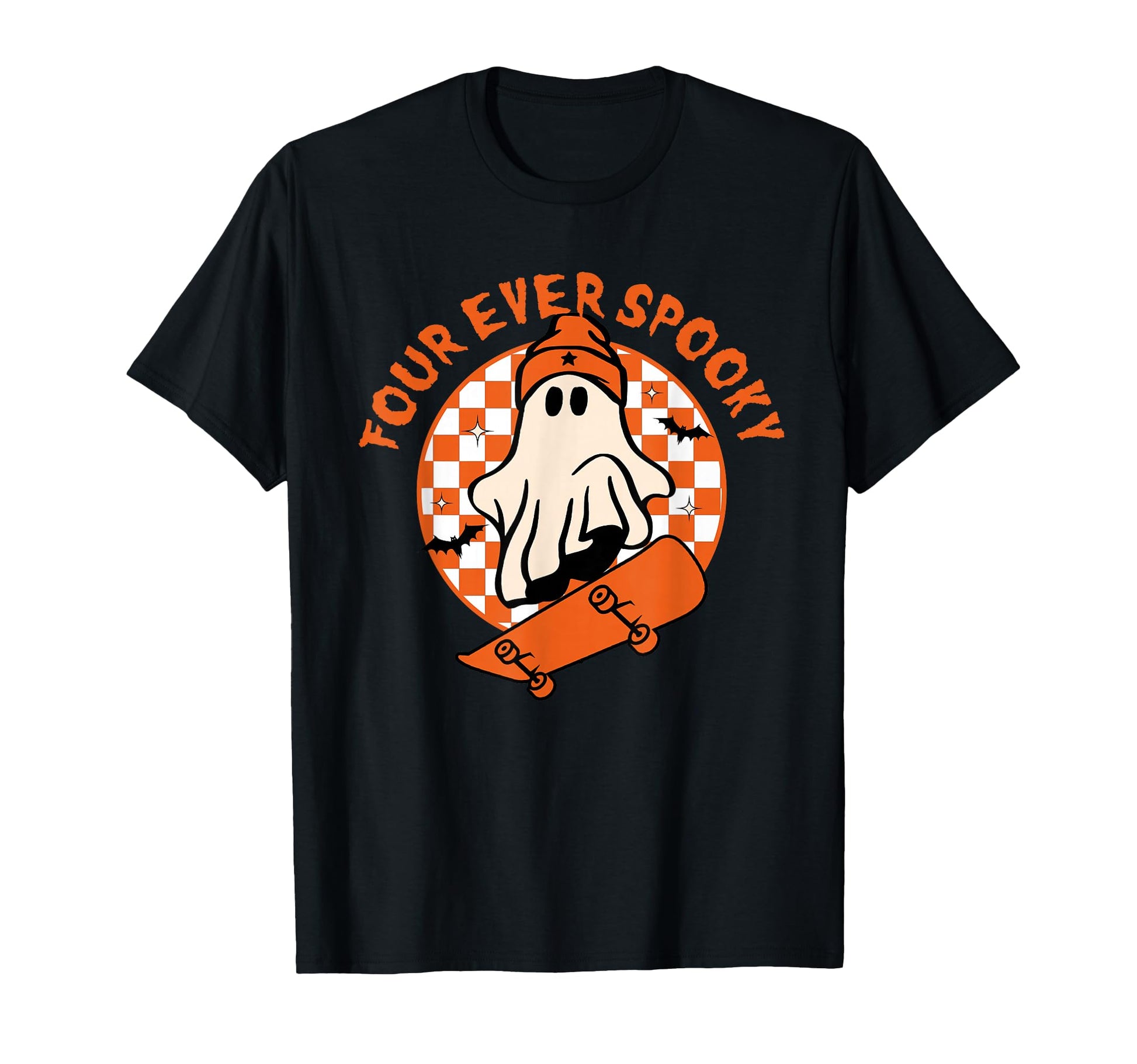 Four Ever Spooky 4Th Birthday T-Shirt - Unique Graphic for Adults - T-Shirt, Sweatshirt, Hoodie