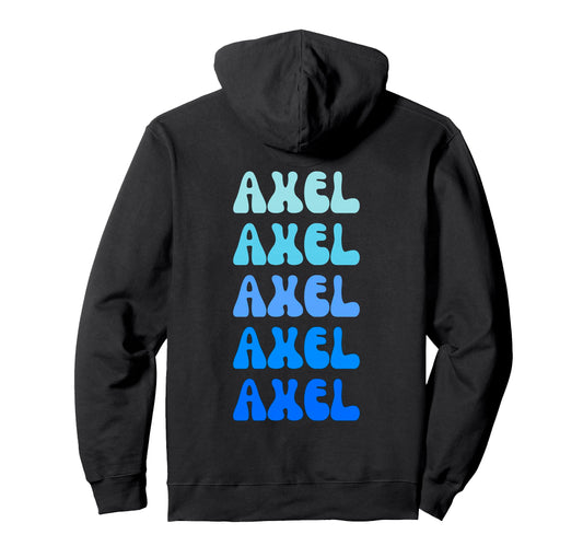 Axel Name Stack Hoodie - Unique Graphic Men Women - T-Shirt, Sweatshirt, Hoodie