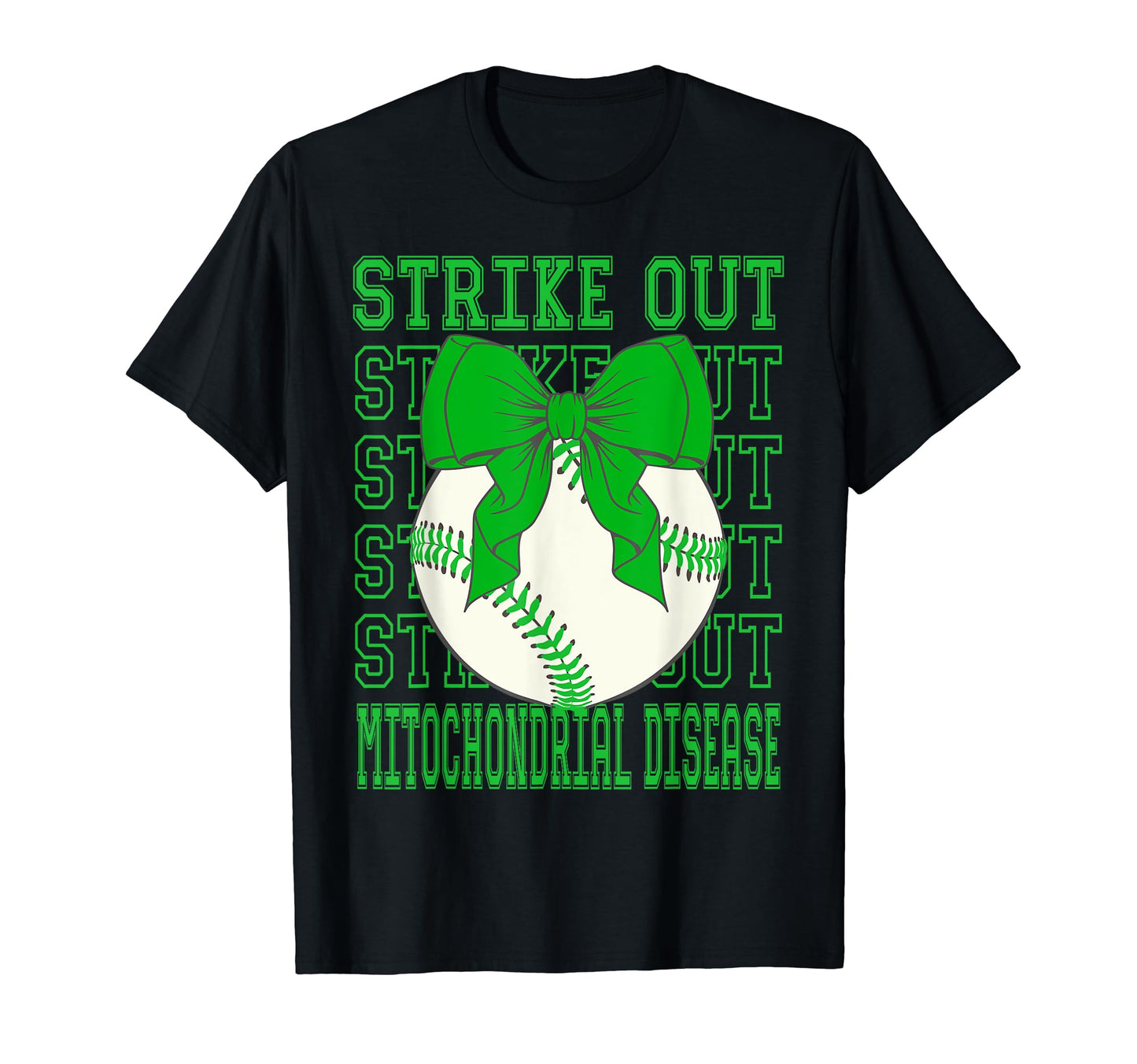 Mitochondrial Awareness Green Coquette T-Shirt - Trendy Graphic Unisex - T-Shirt, Sweatshirt, Hoodie