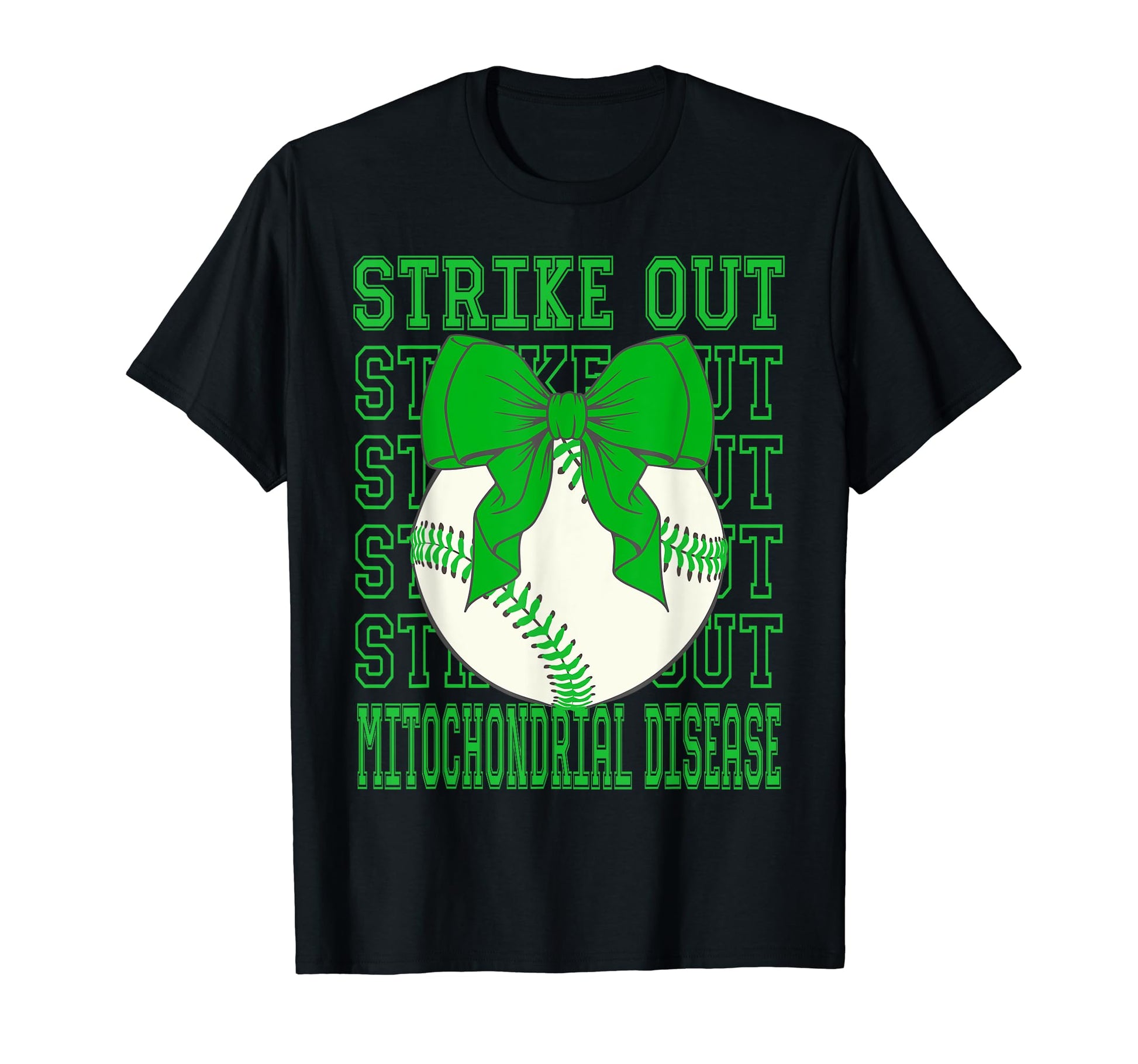 Mitochondrial Awareness Green Coquette T-Shirt - Trendy Graphic Unisex - T-Shirt, Sweatshirt, Hoodie