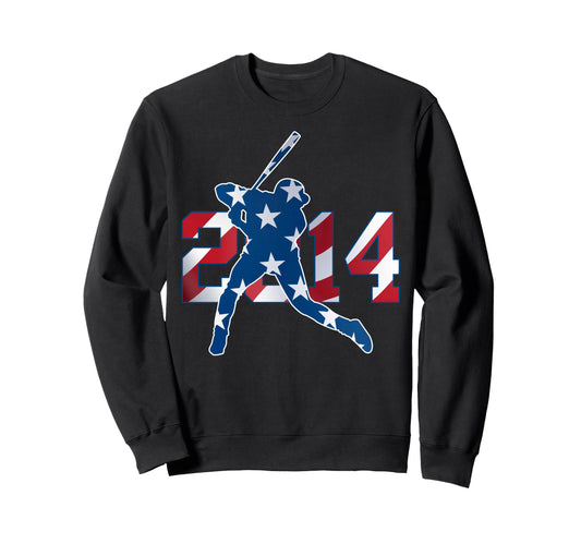 12 Years Old 2014 Baseball 12Th Sweatshirt - Minimalist Print for Adults - T-Shirt, Sweatshirt, Hoodie