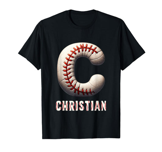 Baseball Home Run Emilio Initial T-Shirt - Fun Novelty Design Men Women - T-Shirt, Sweatshirt, Hoodie