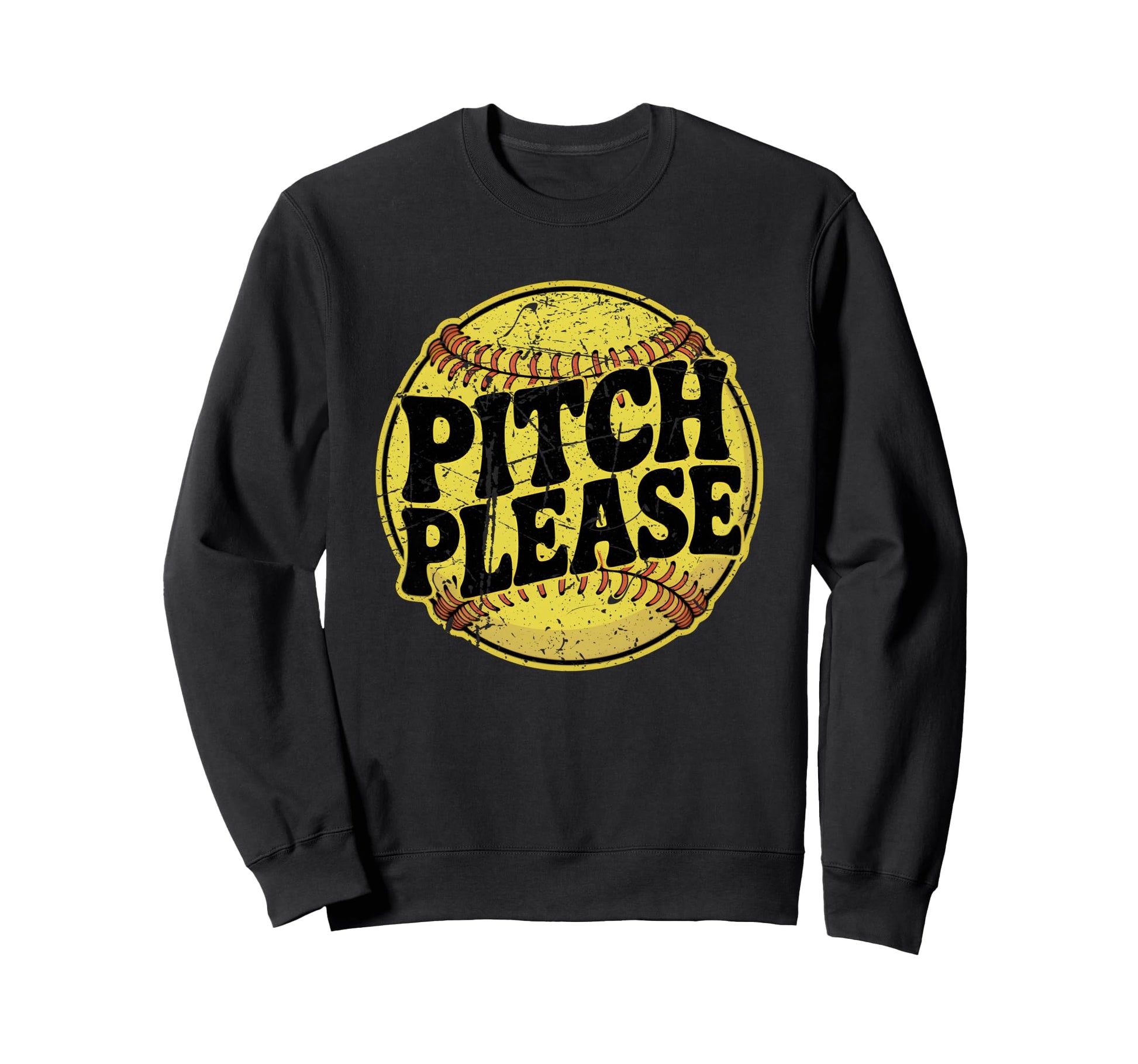 Pitch Please Funny Pun Sports Sweatshirt - Fun Novelty Design Men Women - T-Shirt, Sweatshirt, Hoodie