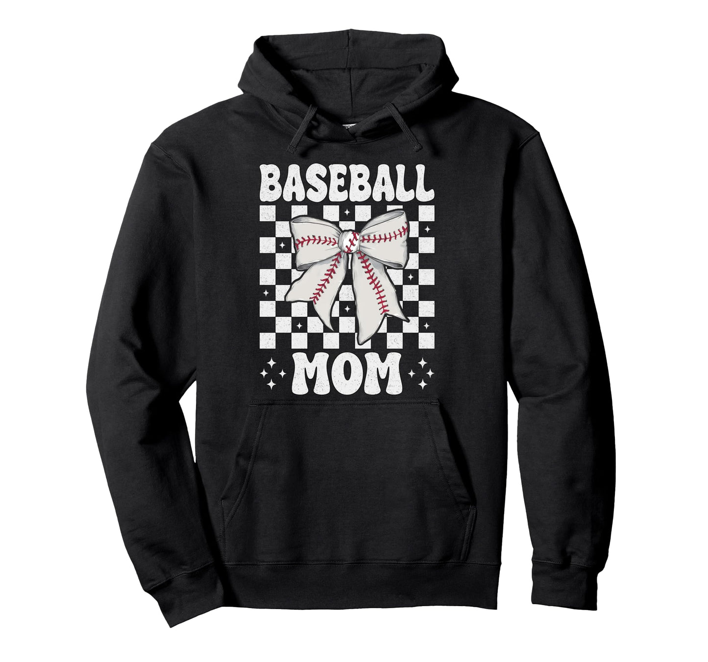 Baseball Mom Baseball Mama Mothers Hoodie - Fun Novelty Design Men Women - T-Shirt, Sweatshirt, Hoodie