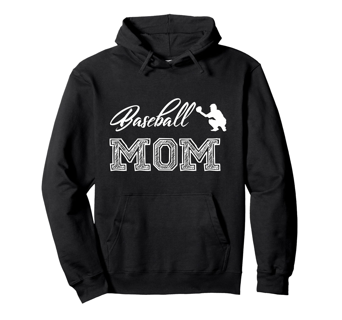 Baseball Mom Son Catcher Player Hoodie - Custom Art Print Men Women - T-Shirt, Sweatshirt, Hoodie