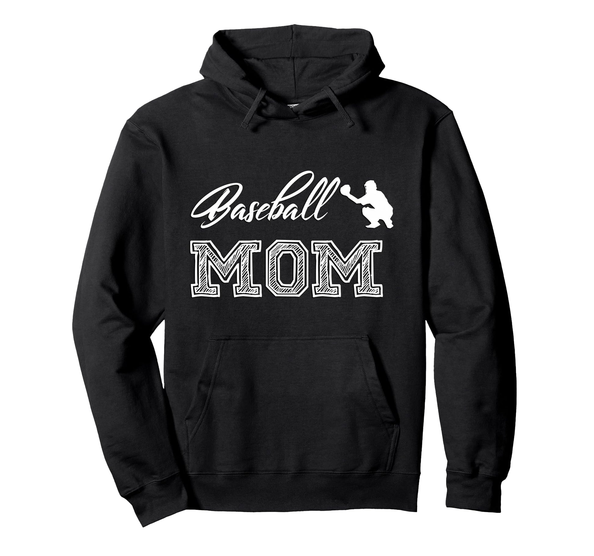 Baseball Mom Son Catcher Player Hoodie - Custom Art Print Men Women - T-Shirt, Sweatshirt, Hoodie