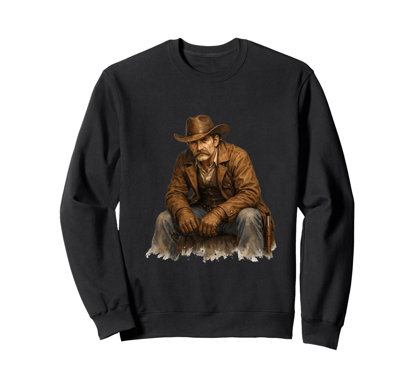 Western Cowboy Heritage Sweatshirt - Fun Novelty Design Men Women - T-Shirt, Sweatshirt, Hoodie