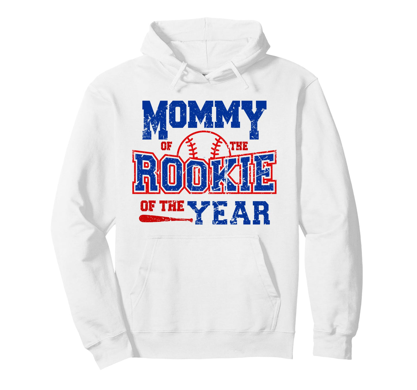 Mommy Rookie Year Matching Family Baseball Hoodie - Novelty Apparel Unisex - T-Shirt, Sweatshirt, Hoodie