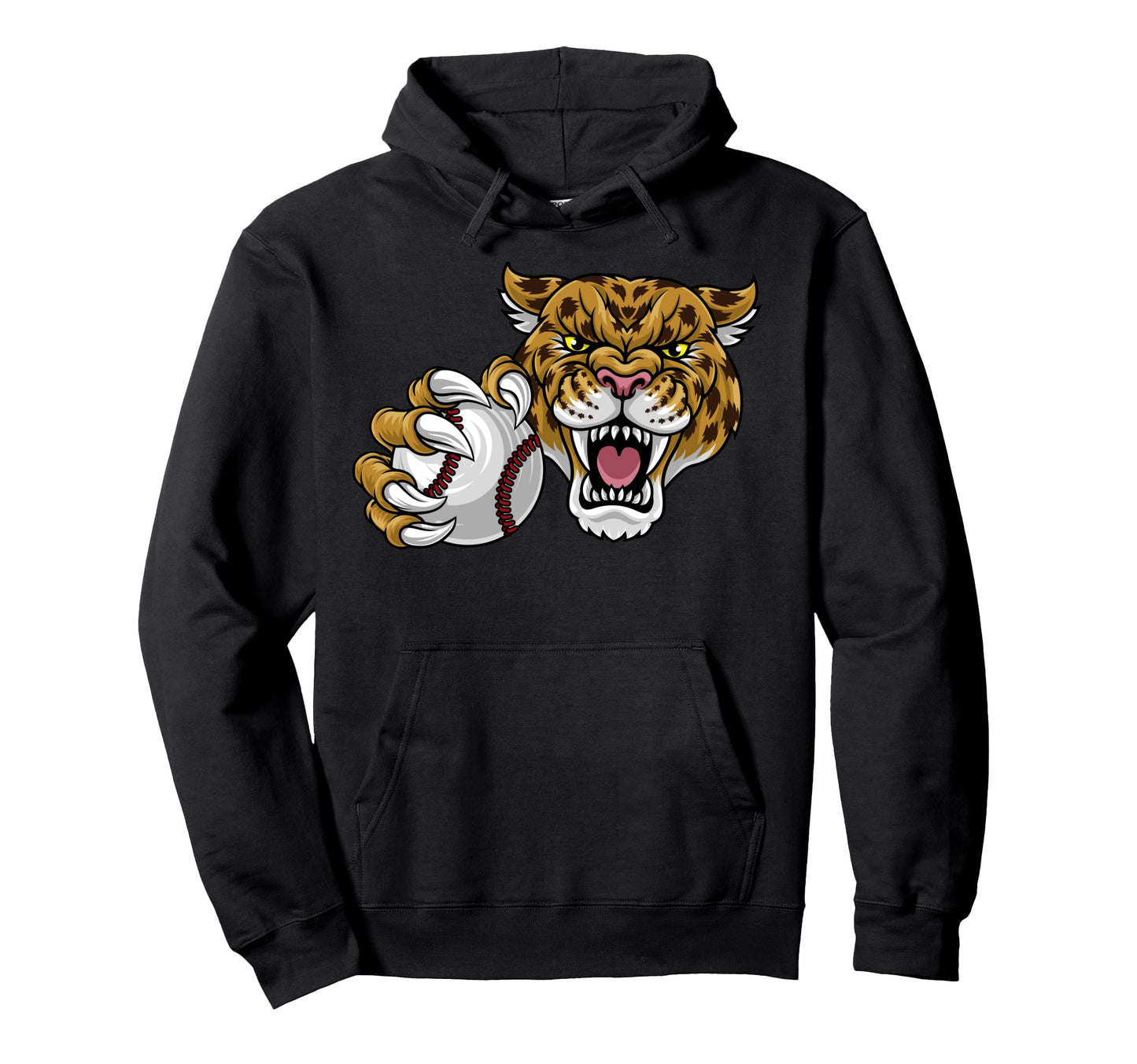 Jaguar Leopard Cheetah Panther Baseball Hoodie - Trendy Graphic Unisex - T-Shirt, Sweatshirt, Hoodie