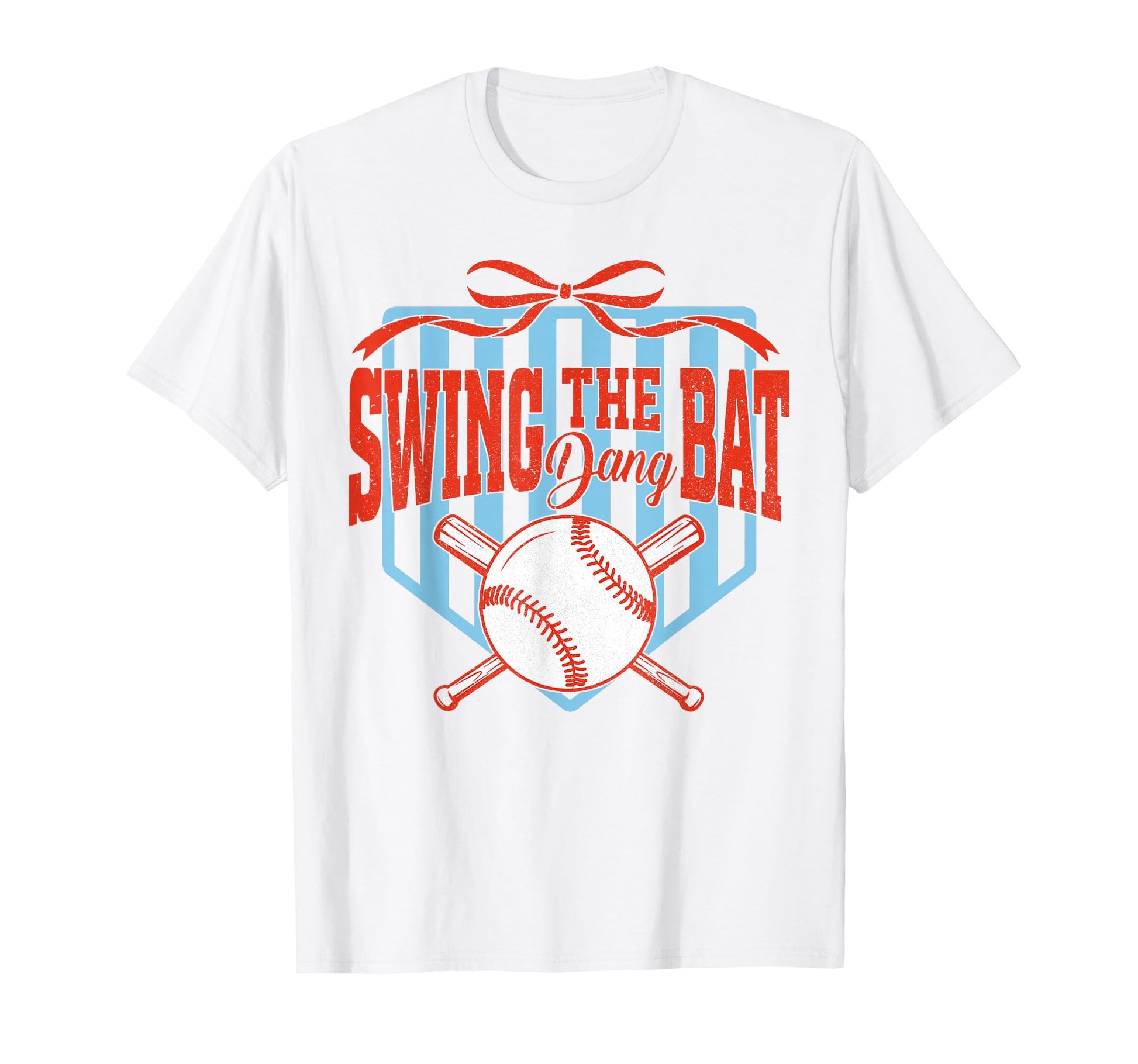 Swing Dang Bat Baseball Softball T-Shirt - Custom Art Print Men Women - T-Shirt, Sweatshirt, Hoodie