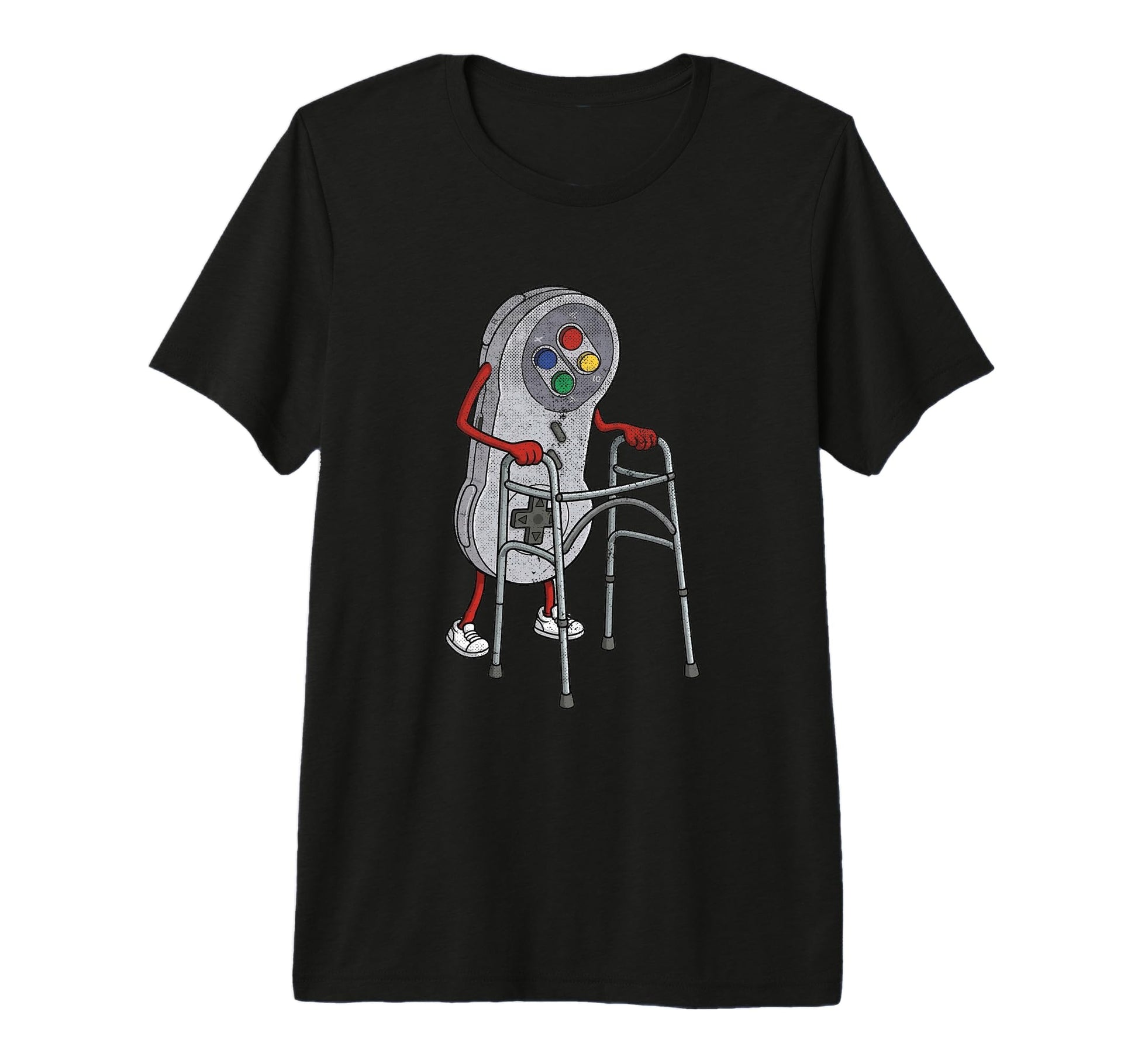 Old Gamer Gaming 90S Video Game Tri T-Shirt - Fun Novelty Design Men Women - T-Shirt, Sweatshirt, Hoodie