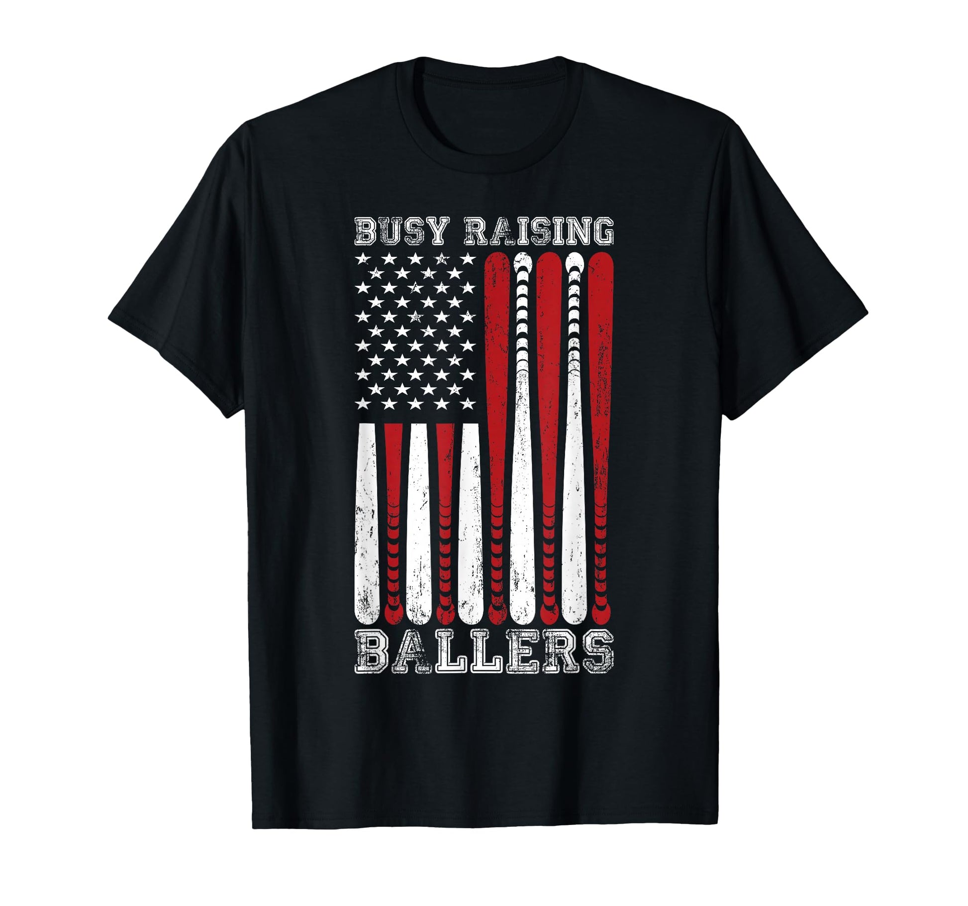 Funny Baseball Busy Raising Ballers T-Shirt - Unique Graphic Unisex - T-Shirt, Sweatshirt, Hoodie