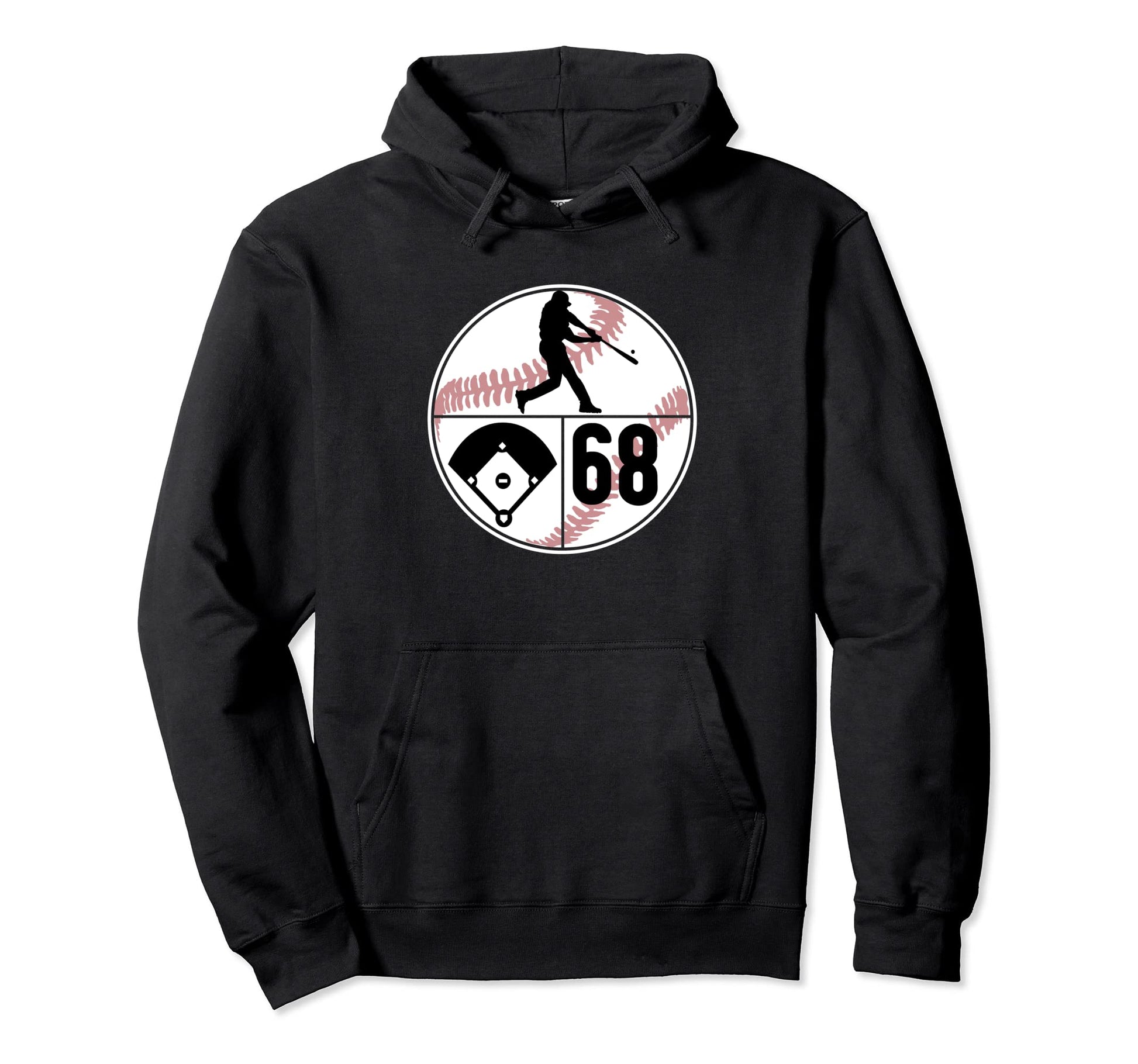 Number 68 68 Player Batter Homerun Hoodie - Streetwear Style for Adults - T-Shirt, Sweatshirt, Hoodie