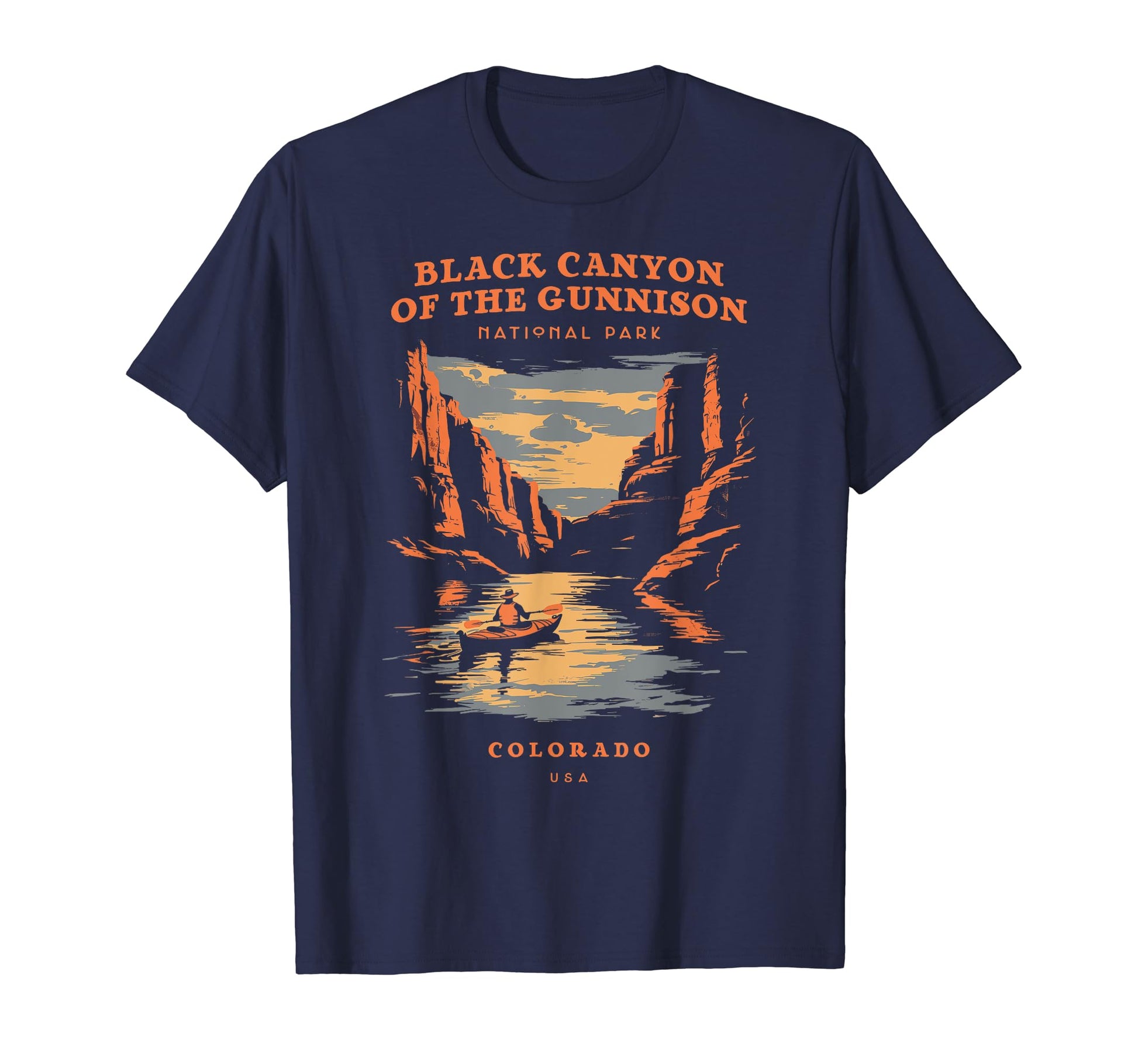 Black Canyon Gunnison National Park T-Shirt - Trendy Graphic for Adults - T-Shirt, Sweatshirt, Hoodie