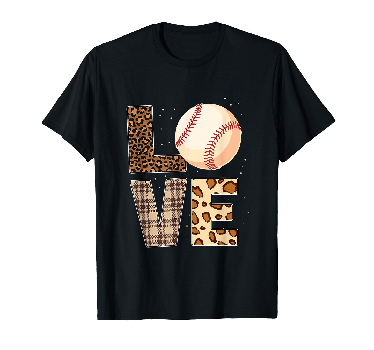 Baseball Player Leopard Cheetah T-Shirt - Unique Graphic Men Women - T-Shirt, Sweatshirt, Hoodie